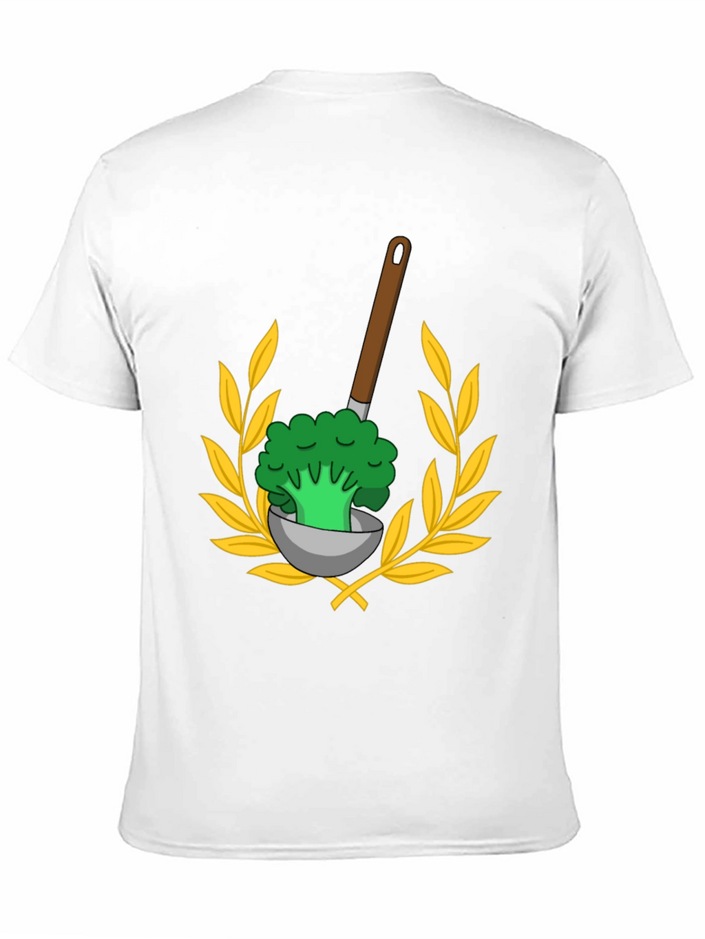 Broccoli Ladle T-Shirt - Whimsical Foodie Tee