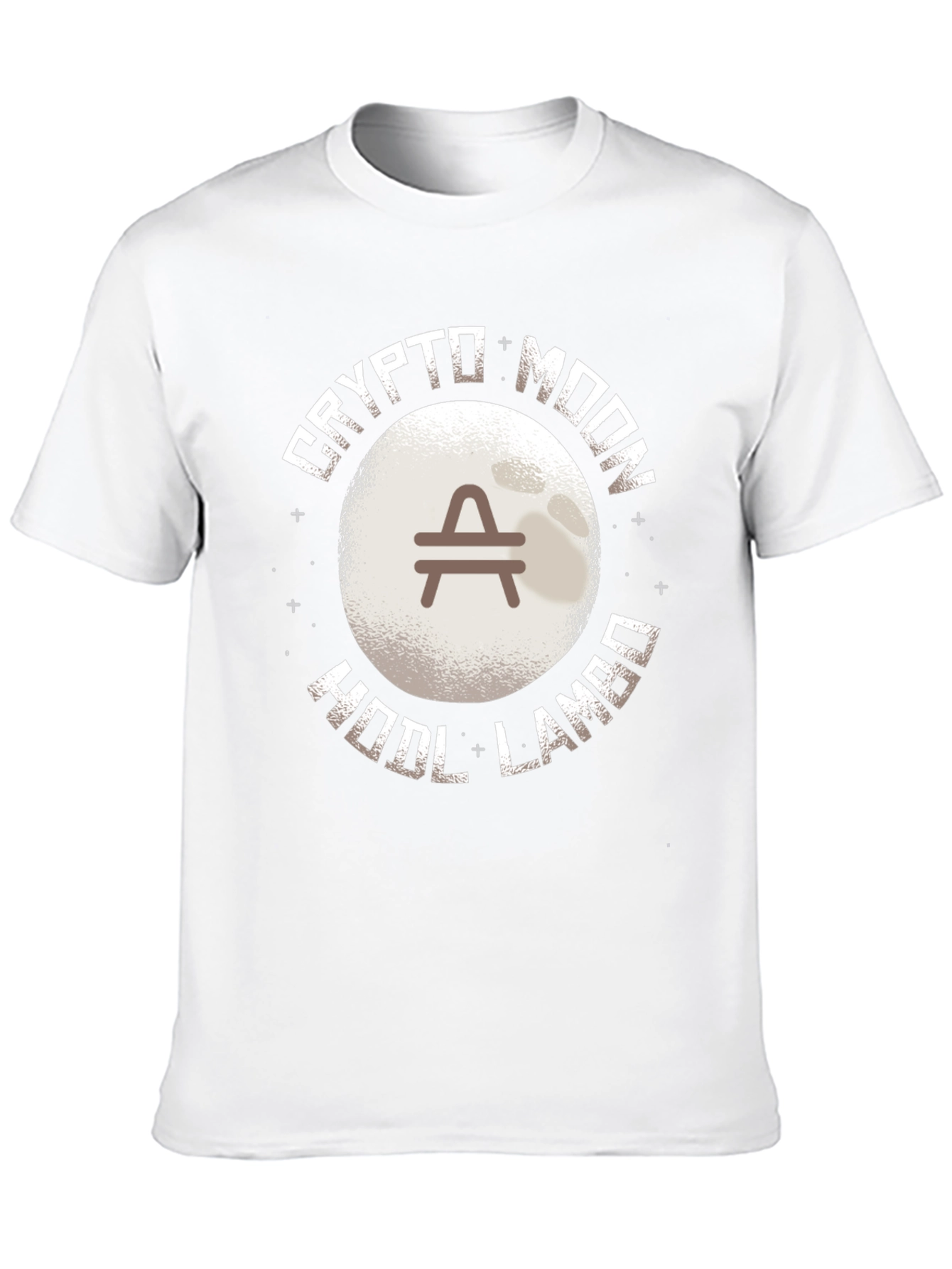 Crypto Moon HODL Lambo Black T-Shirt