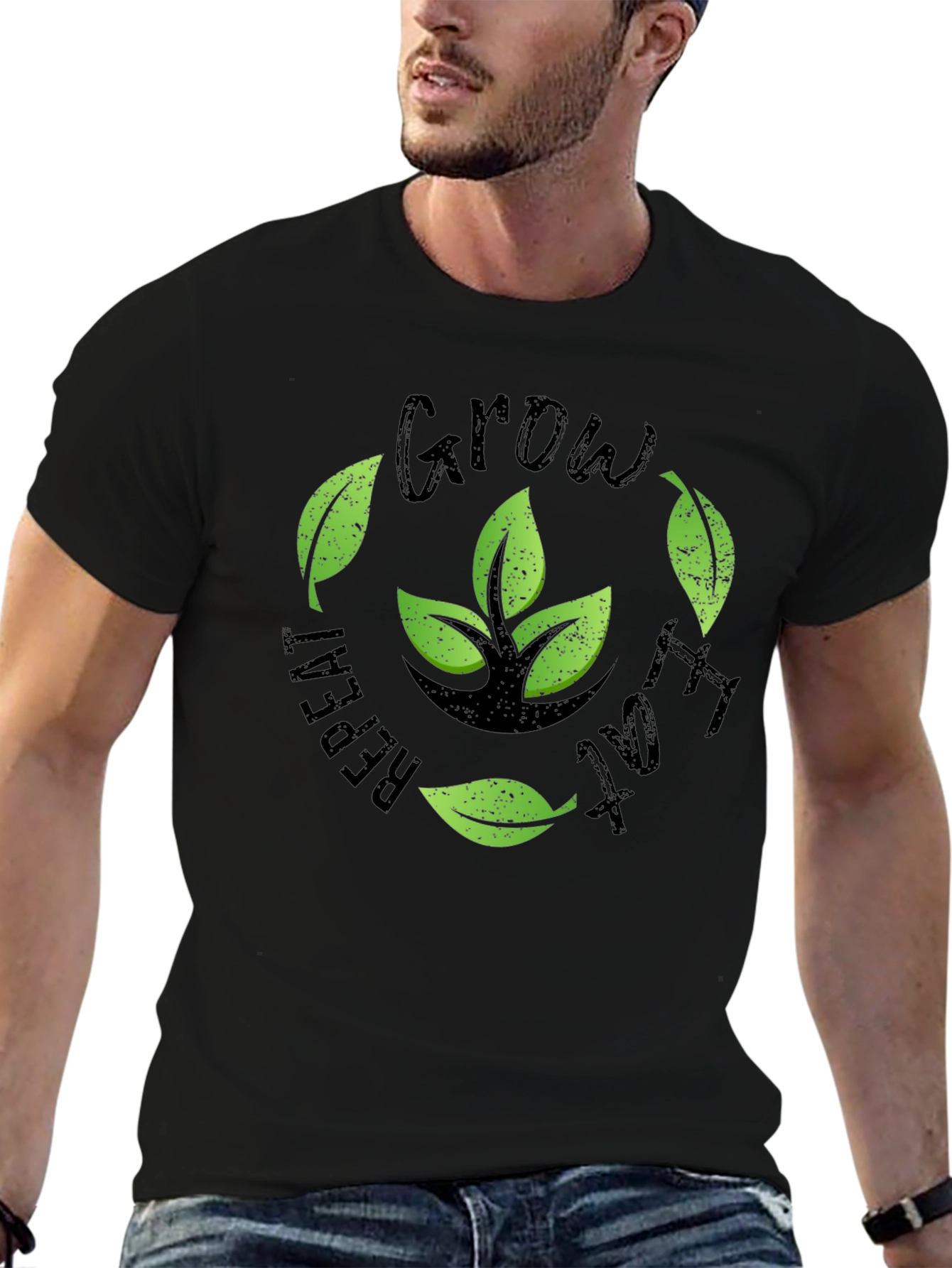 Grow Repeat Eat Plant-Lover T-Shirt