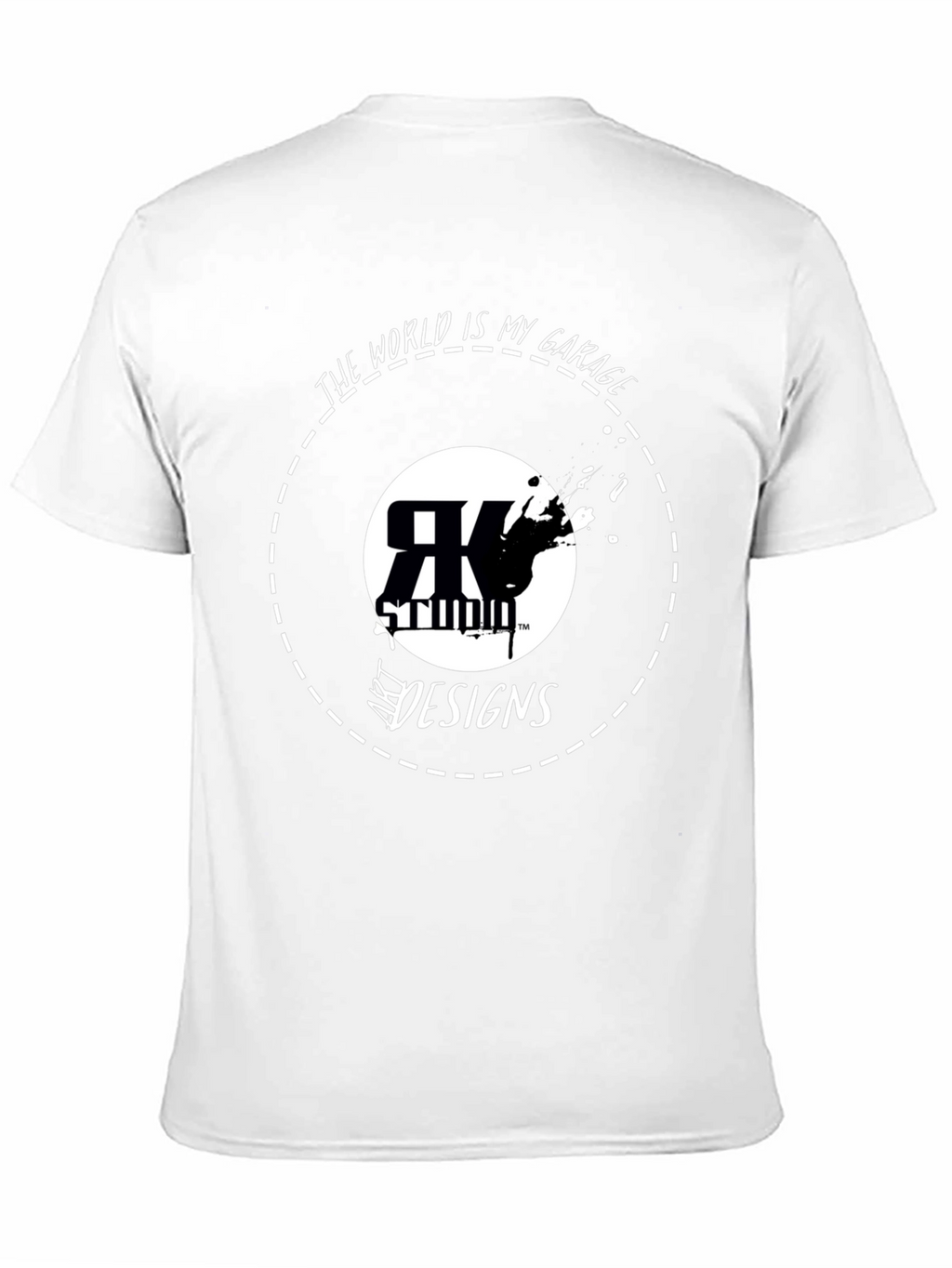 RK Studio Art Designs Black Graphic T-Shirt