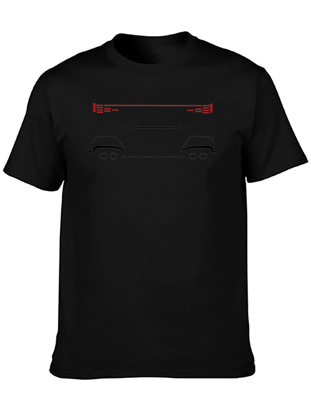 Car Silhouette Graphic Tee - Cool Automotive Design