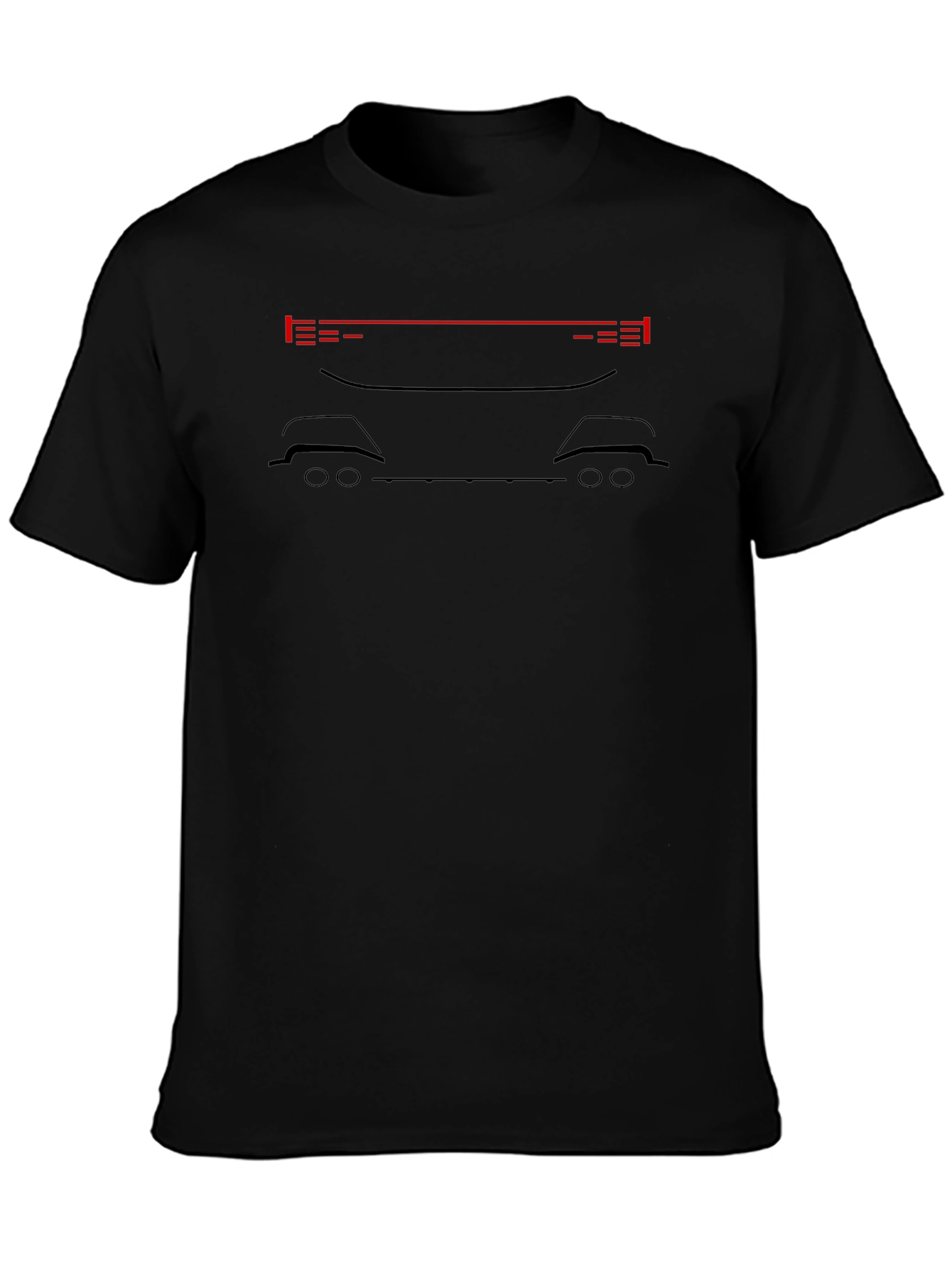 Car Silhouette Graphic Tee - Cool Automotive Design