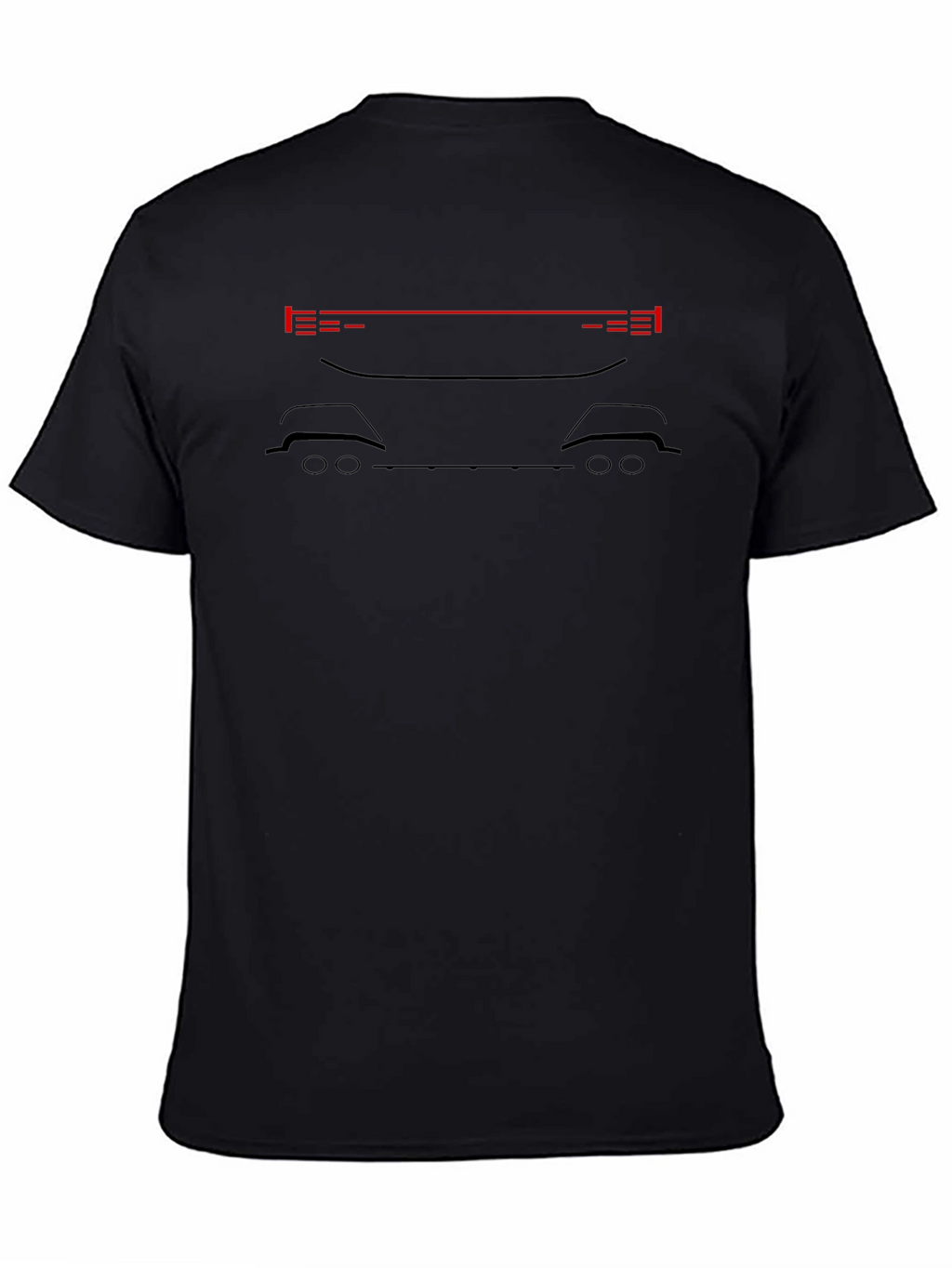Car Silhouette Graphic Tee - Cool Automotive Design