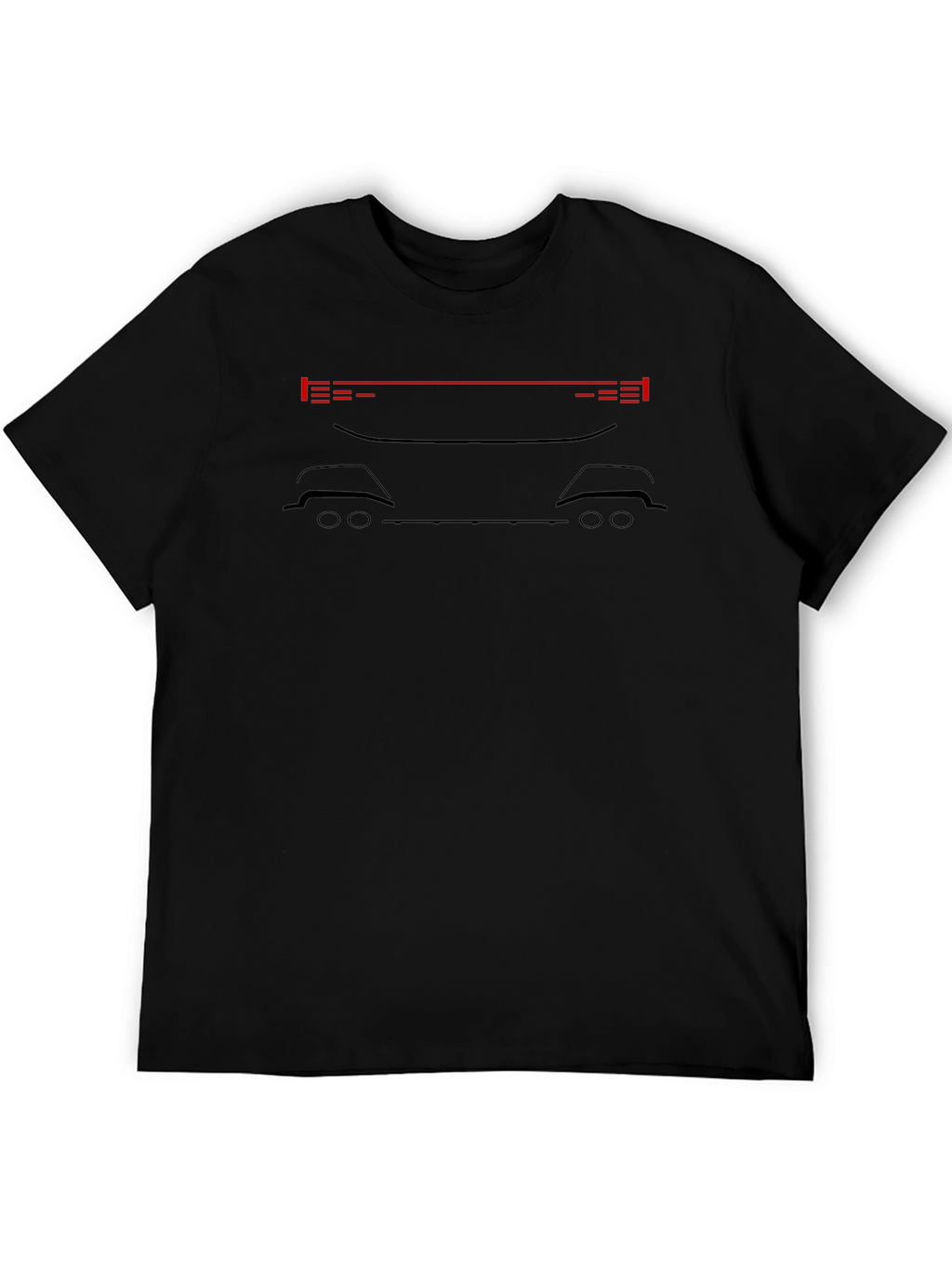 Car Silhouette Graphic Tee - Cool Automotive Design