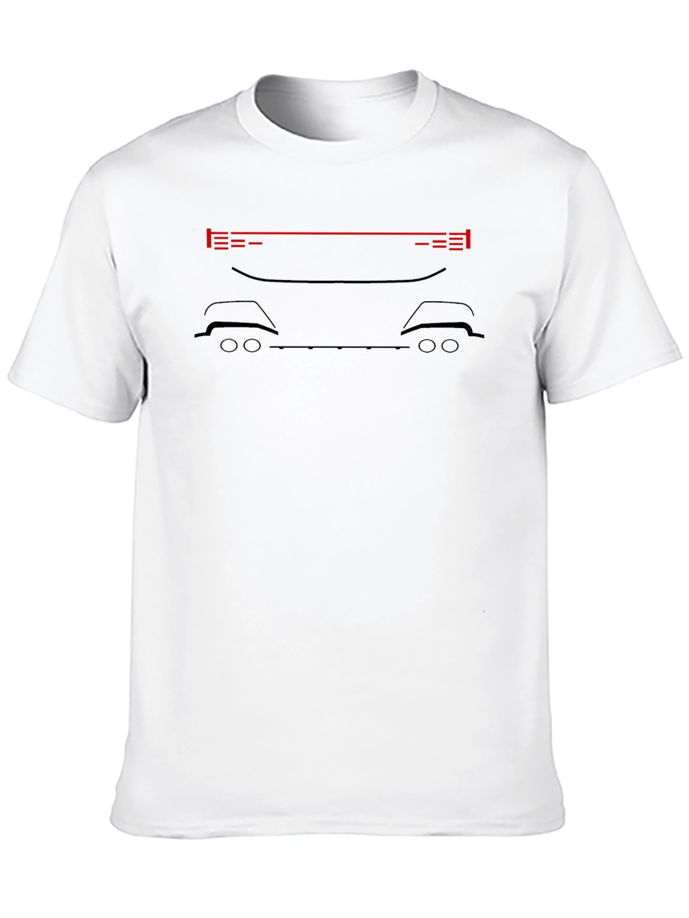 Car Silhouette Graphic Tee - Cool Automotive Design