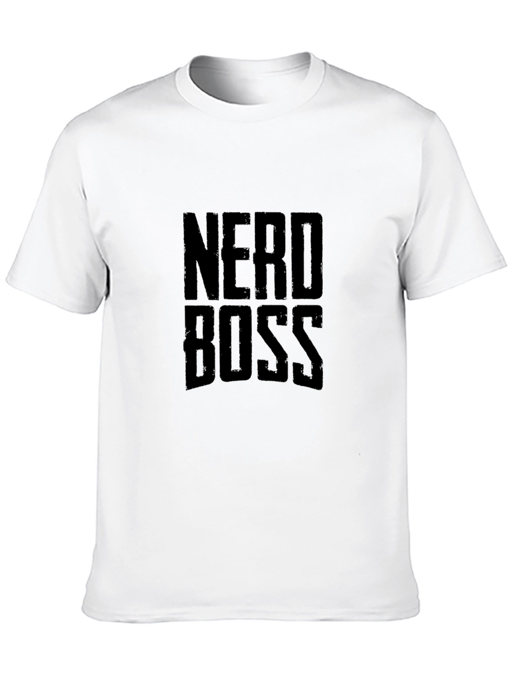 Nerd Boss Graphic Tee - Cool Black T-Shirt