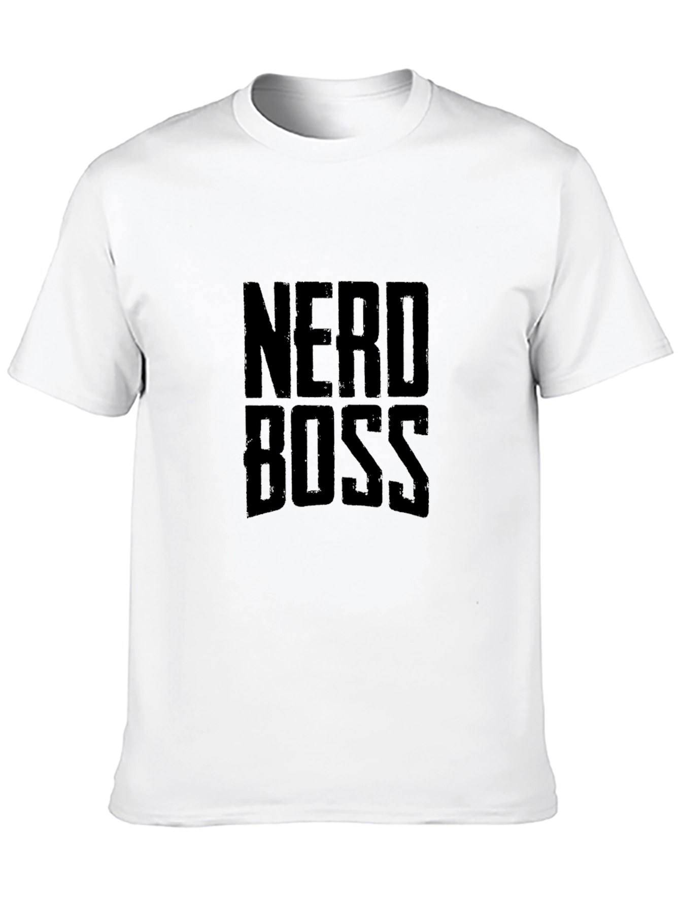 Nerd Boss Graphic Tee - Cool Black T-Shirt