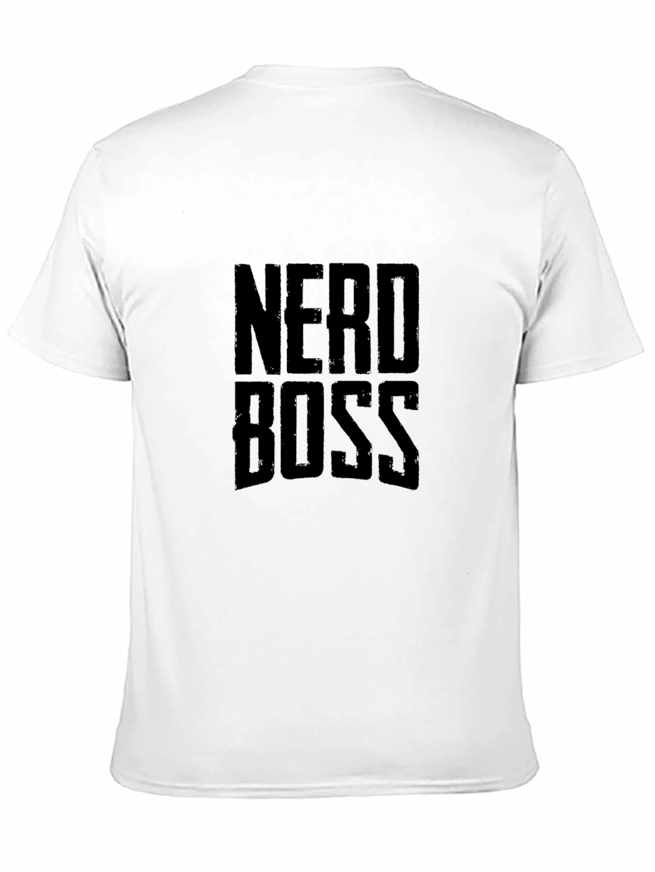 Nerd Boss Graphic Tee - Cool Black T-Shirt