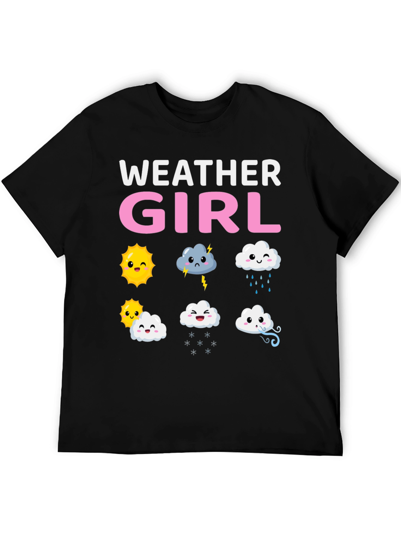 Weather Girl T-Shirt Cute Weather Pattern