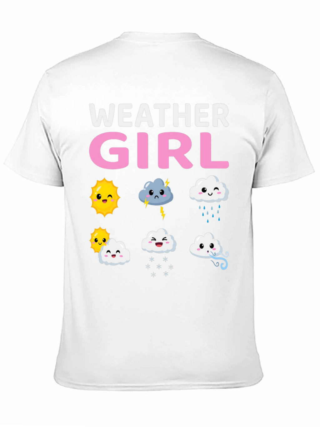 Weather Girl T-Shirt Cute Weather Pattern