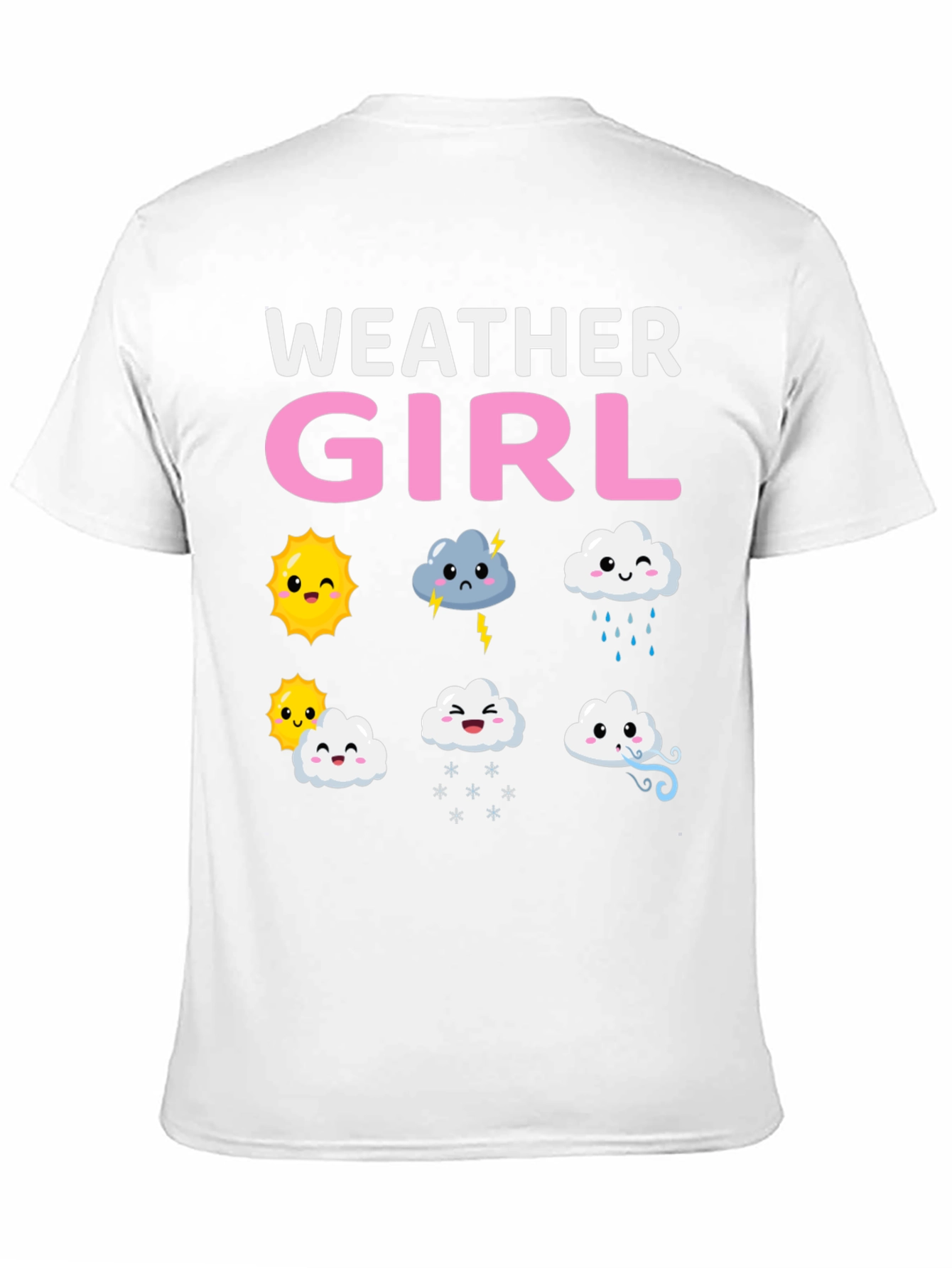 Weather Girl T-Shirt Cute Weather Pattern