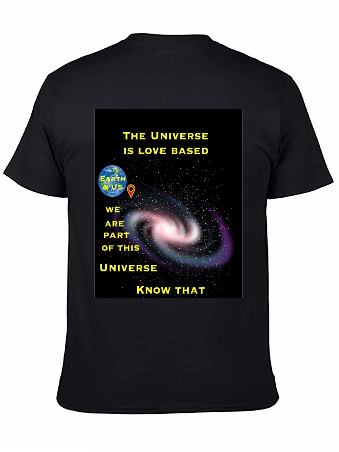 Universe Love Based Graphic T-Shirt