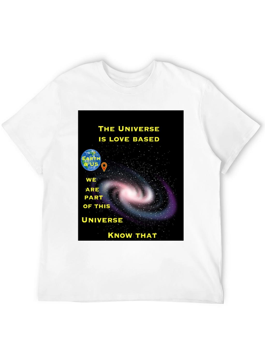 Universe Love Based Graphic T-Shirt