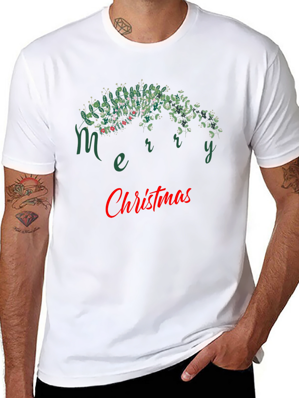 Merry Christmas T-Shirt - Holiday Graphic Tee