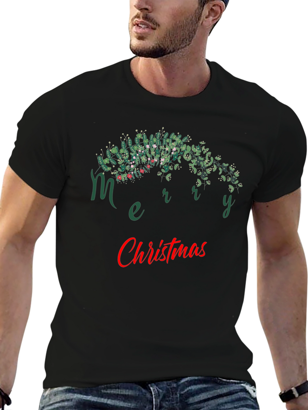 Merry Christmas T-Shirt - Holiday Graphic Tee
