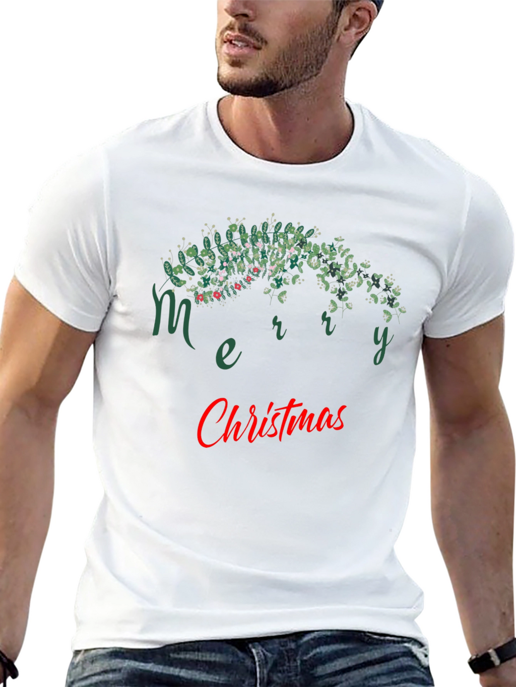Merry Christmas T-Shirt - Holiday Graphic Tee