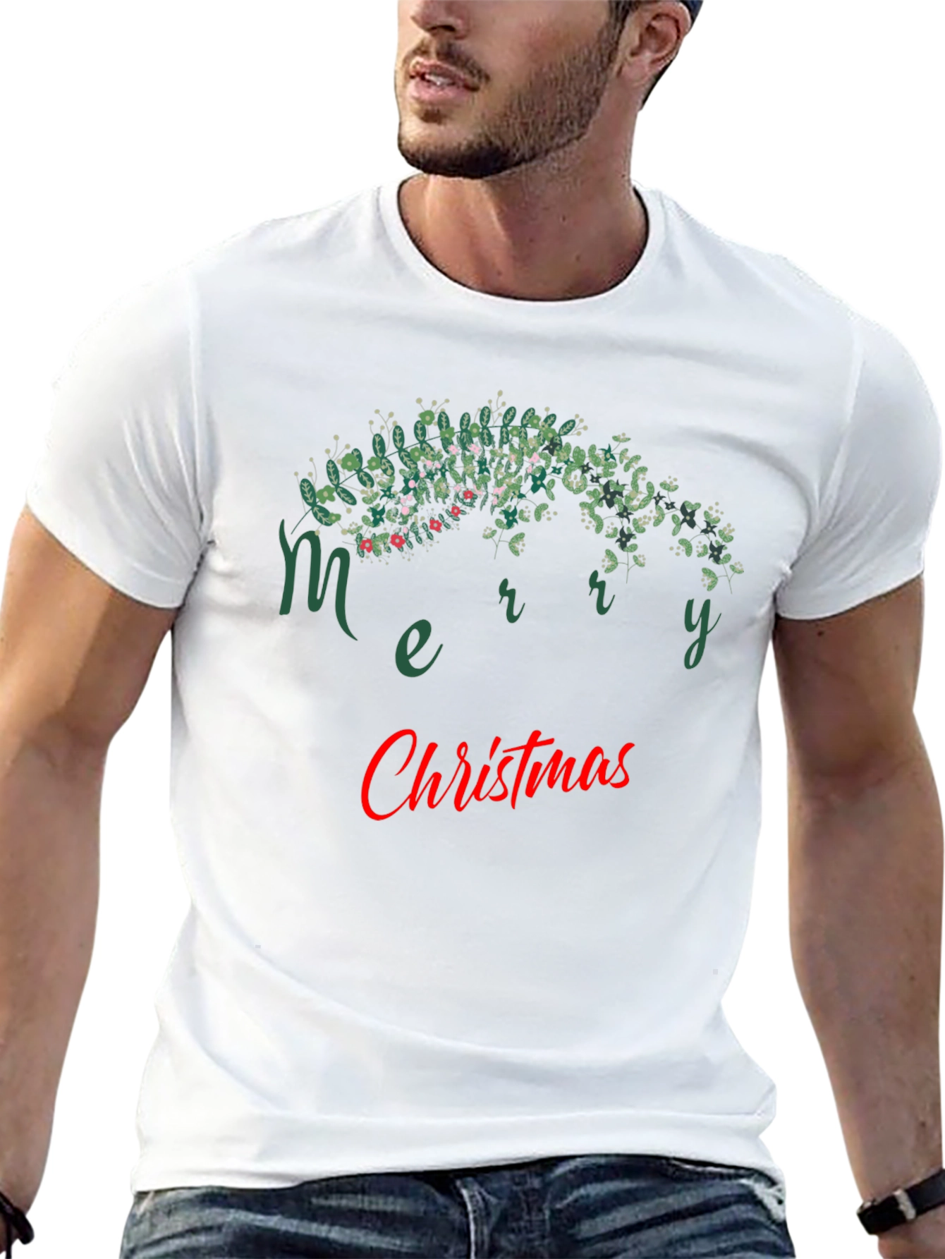 Merry Christmas T-Shirt - Holiday Graphic Tee