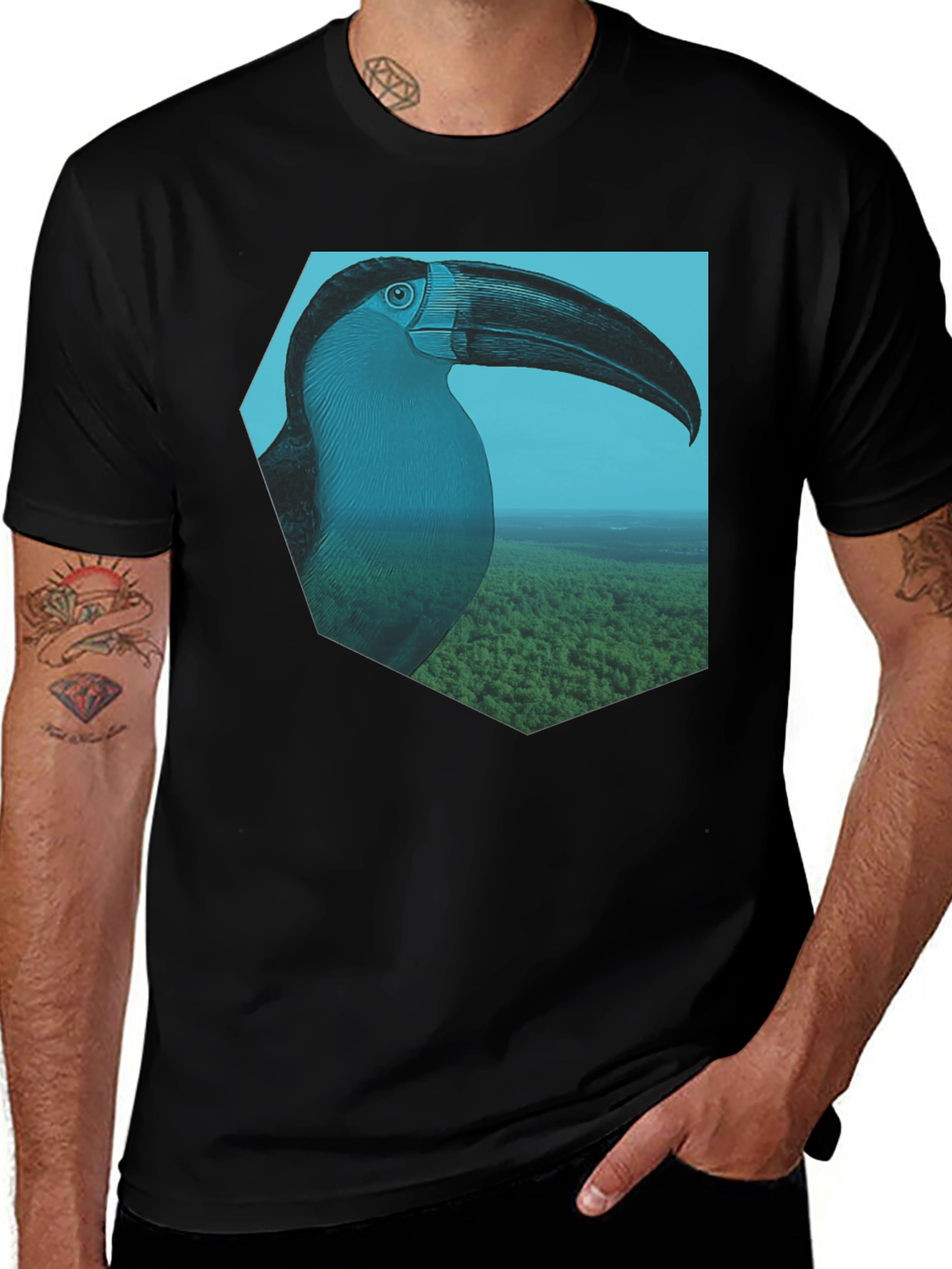 Toucan Graphic Tee - Nature Inspired Design