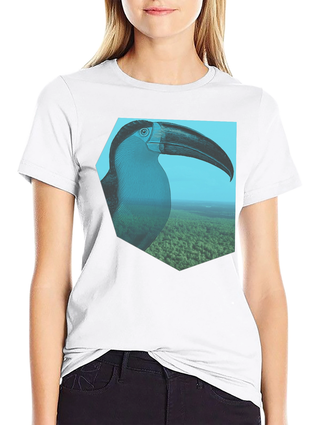 Toucan Graphic Tee - Nature Inspired Design
