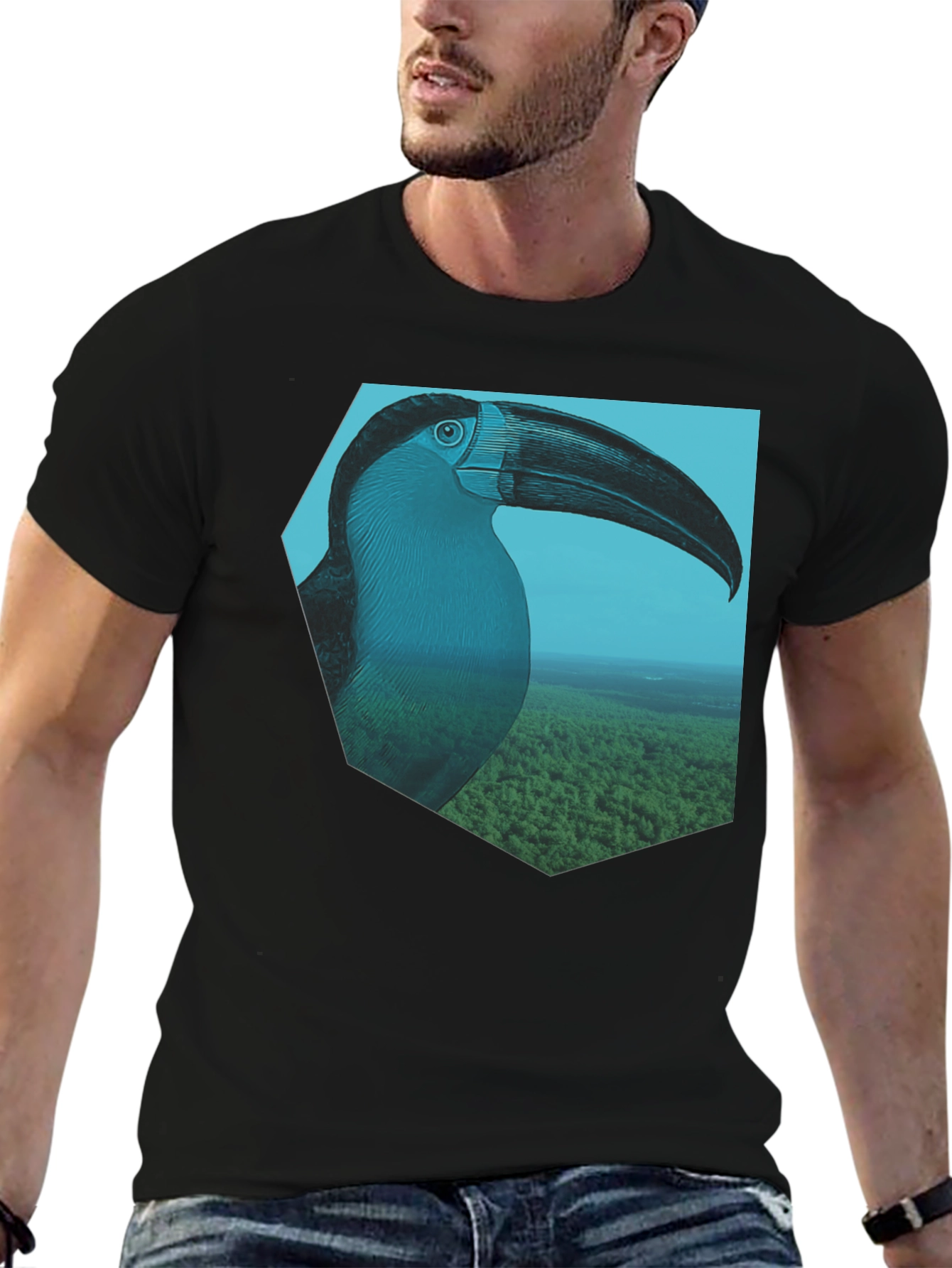 Toucan Graphic Tee - Nature Inspired Design