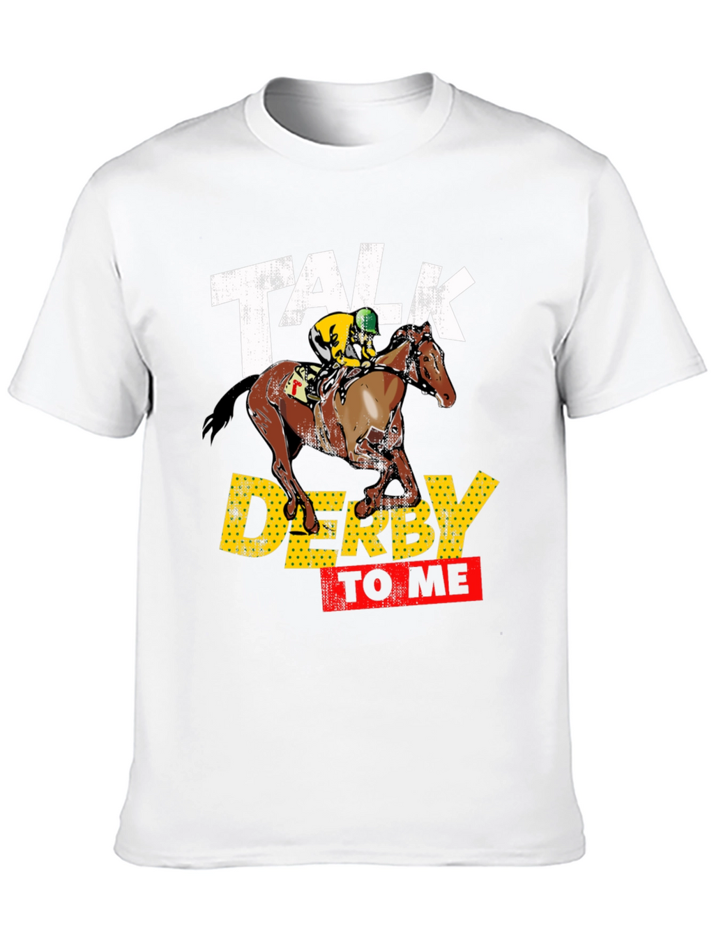Talk Derby To Me Black Graphic Tee