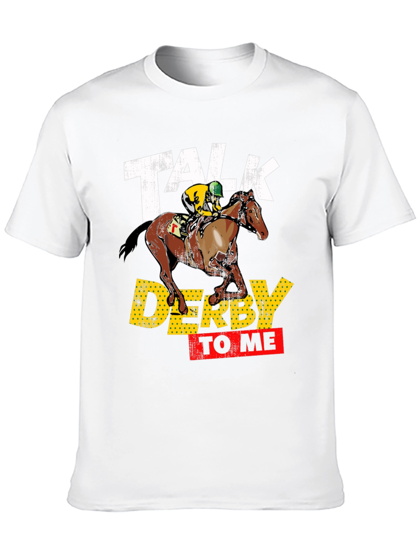Talk Derby To Me Black Graphic Tee