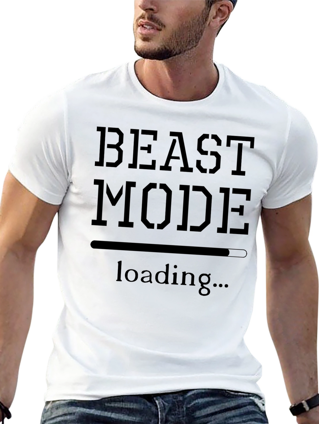 Beast Mode Loading Black T-Shirt
