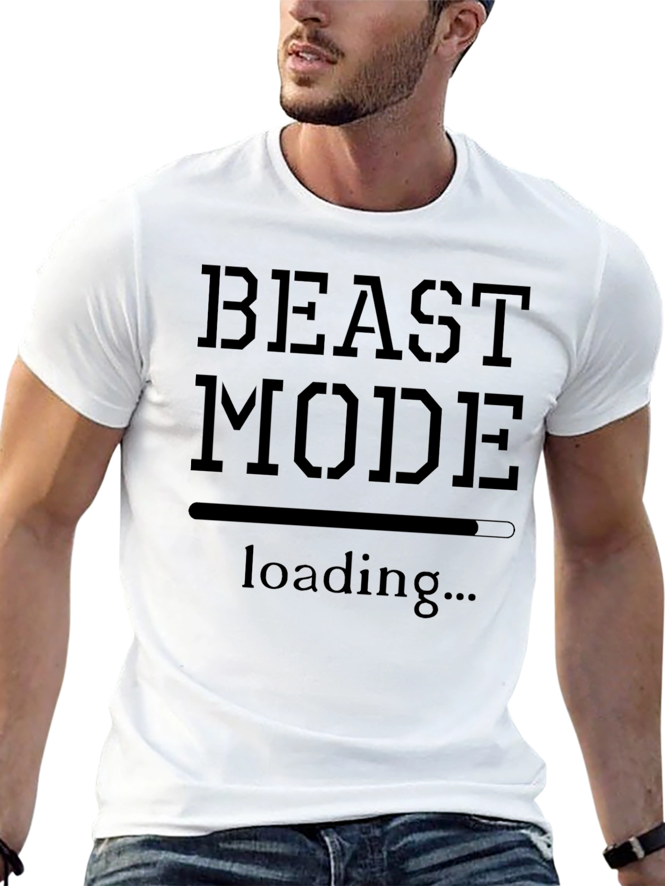 Beast Mode Loading Black T-Shirt