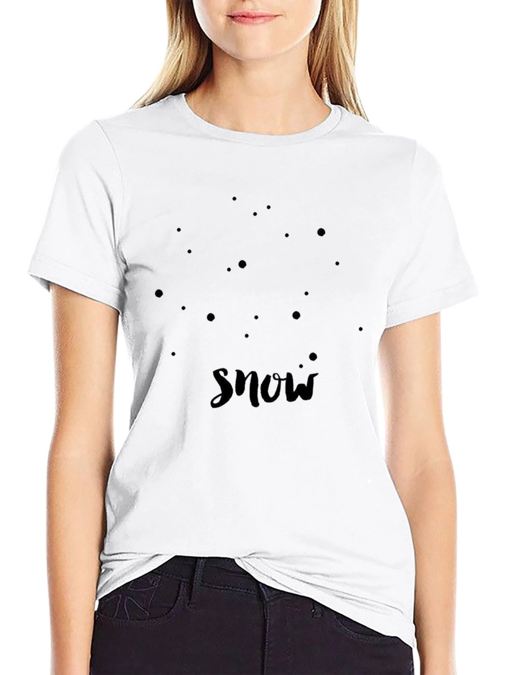 Black Snow T-Shirt | Mens Short Sleeve Tee