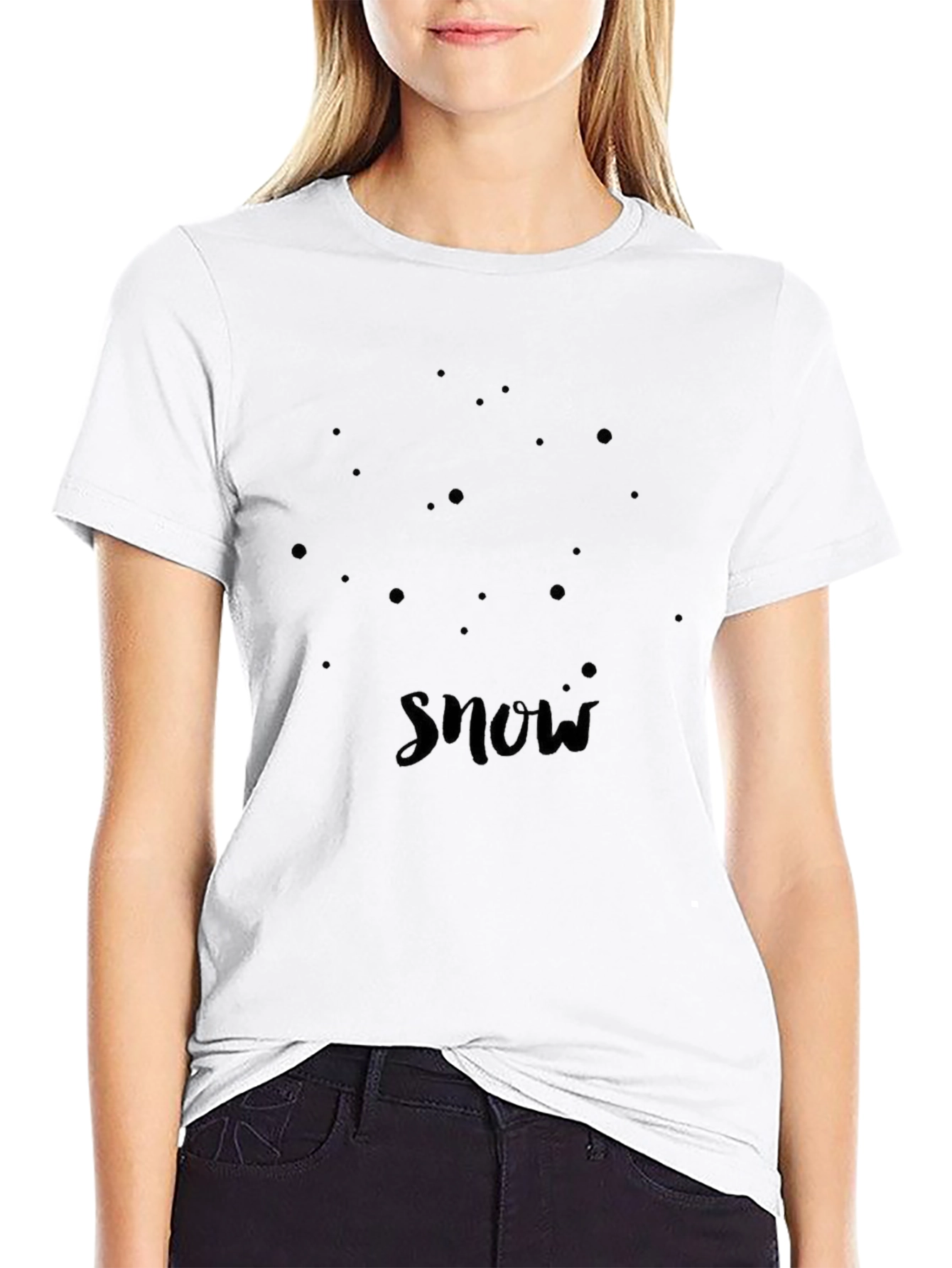 Black Snow T-Shirt | Mens Short Sleeve Tee