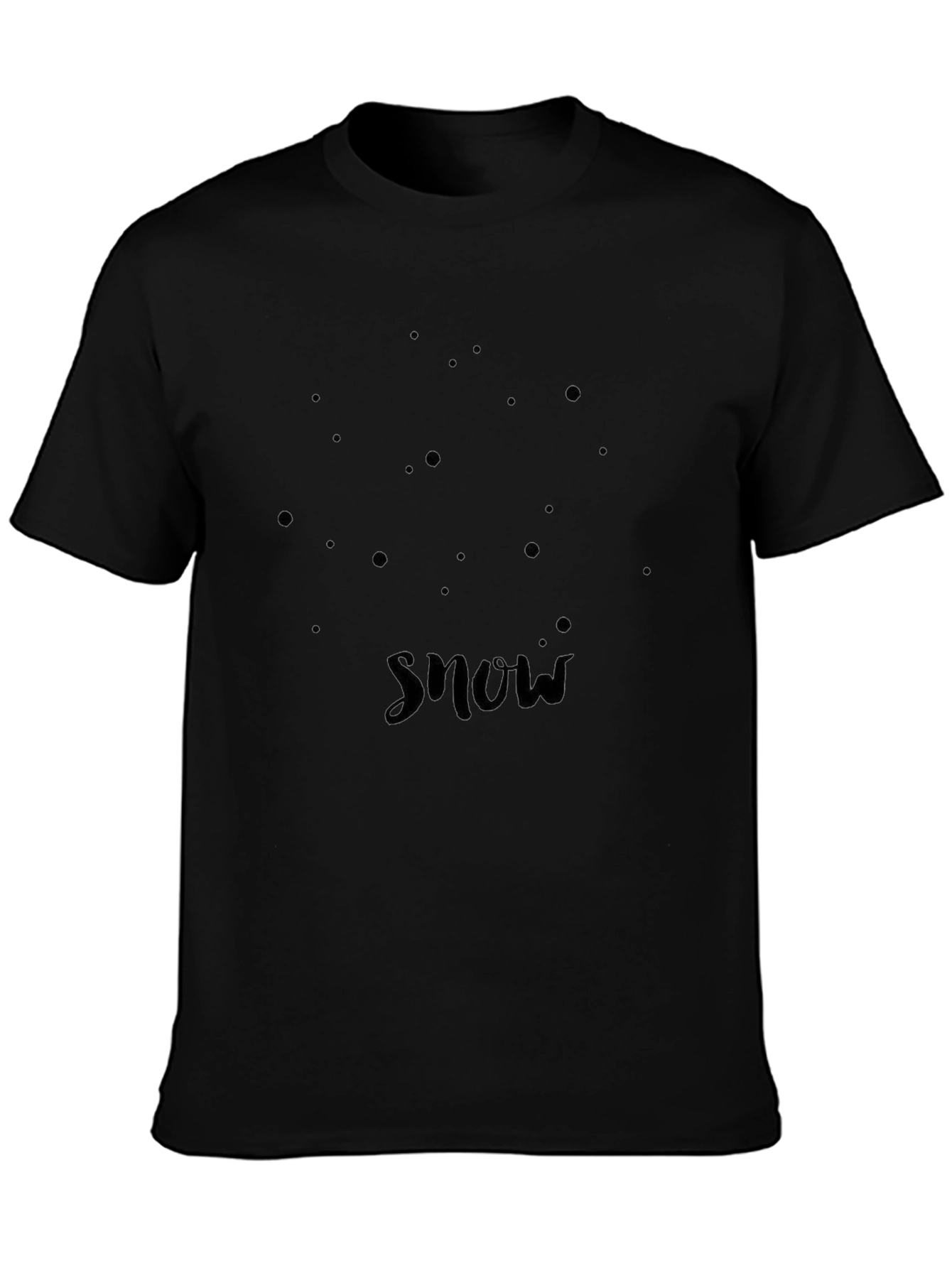 Black Snow T-Shirt | Mens Short Sleeve Tee