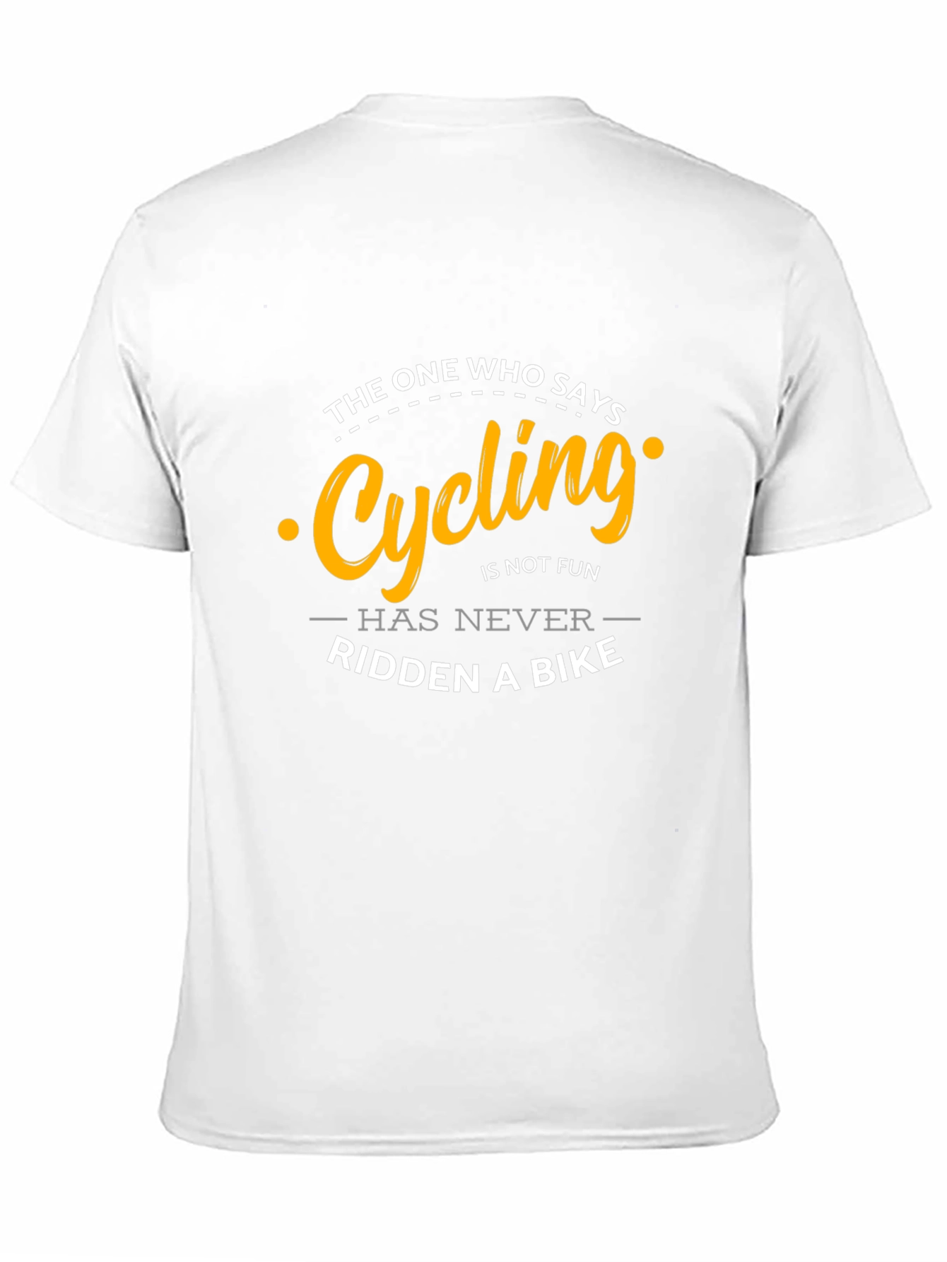 Cycling is Fun Graphic Tee - Black T-Shirt