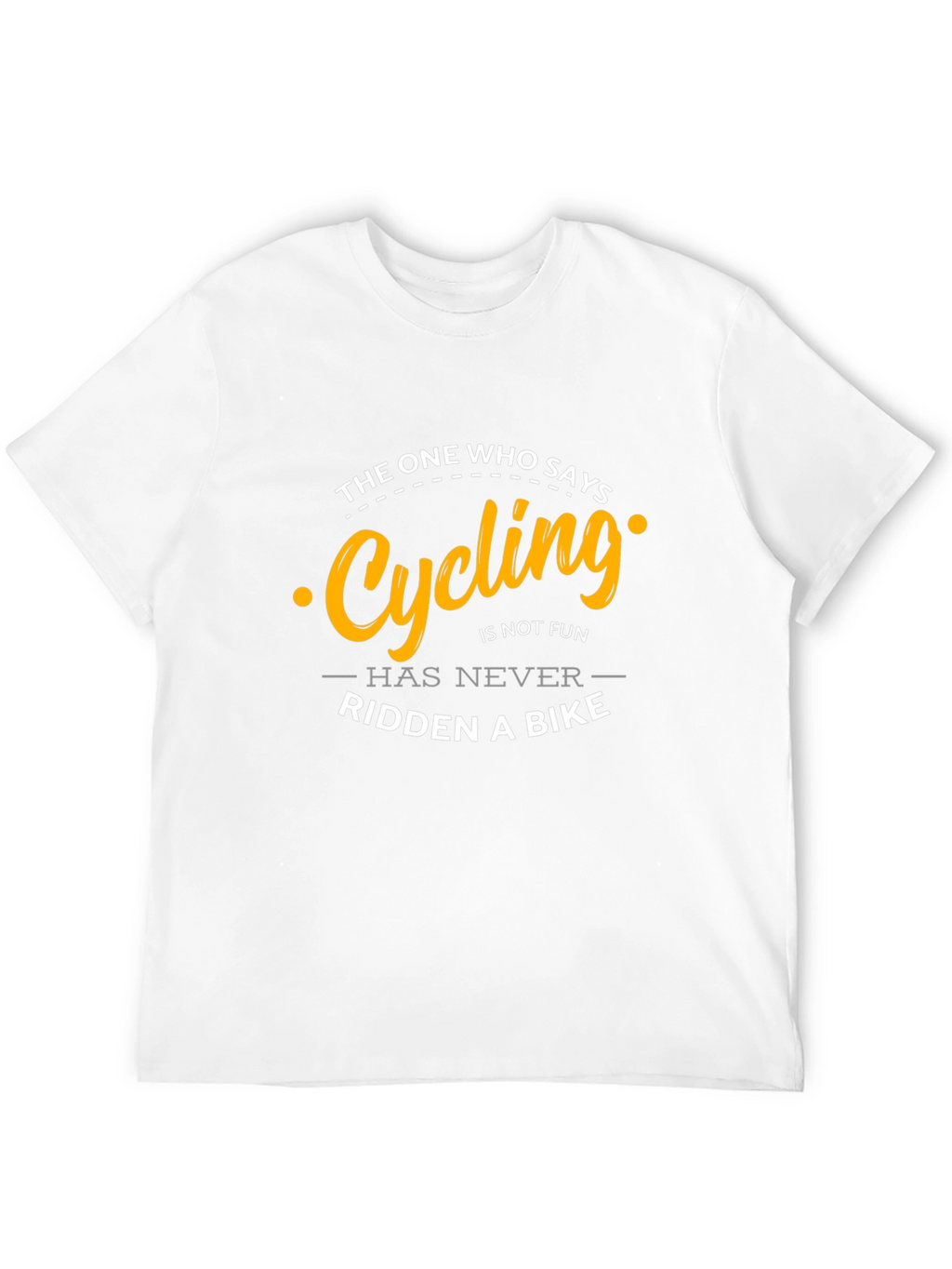 Cycling is Fun Graphic Tee - Black T-Shirt