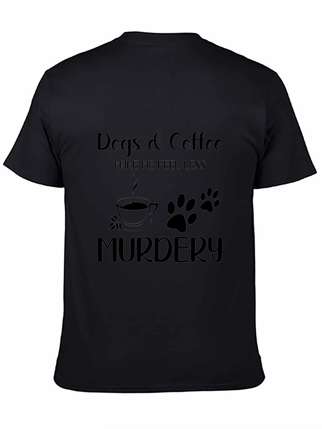 Dogs & Coffee Funny Graphic Tee