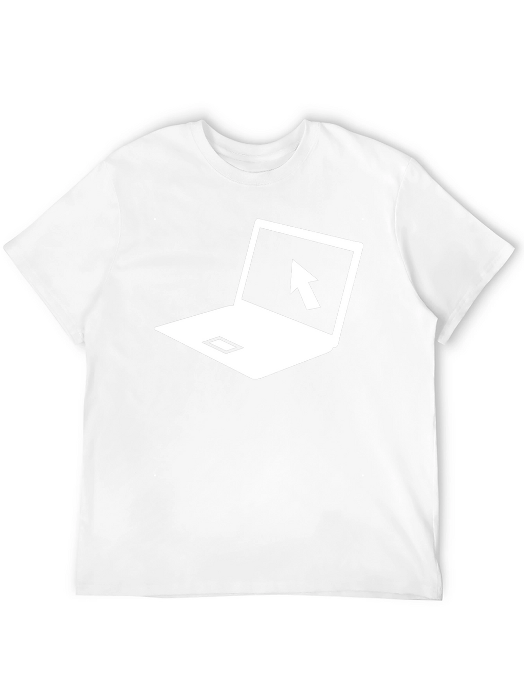 Laptop Cursor Graphic T-Shirt - Black