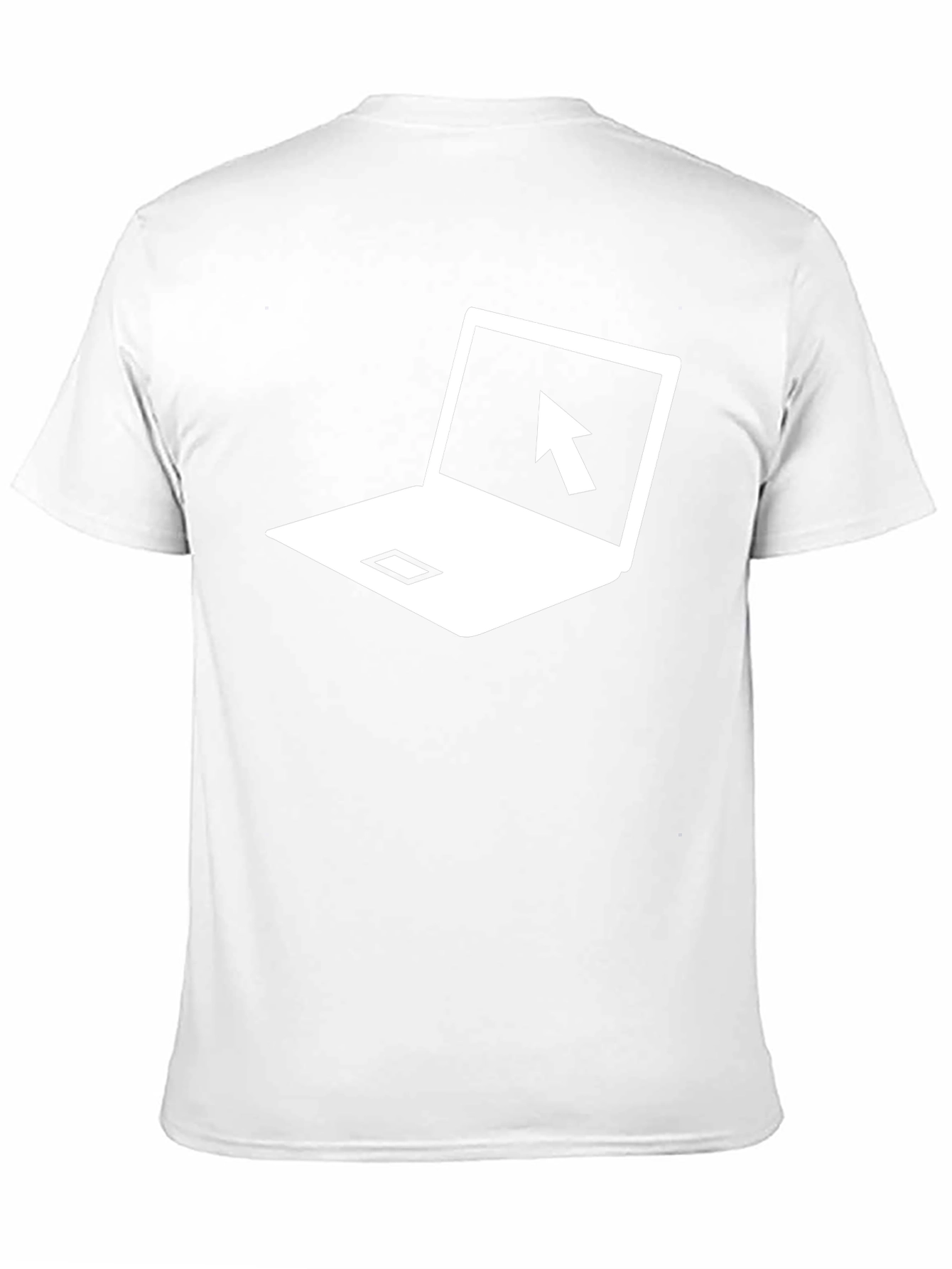 Laptop Cursor Graphic T-Shirt - Black