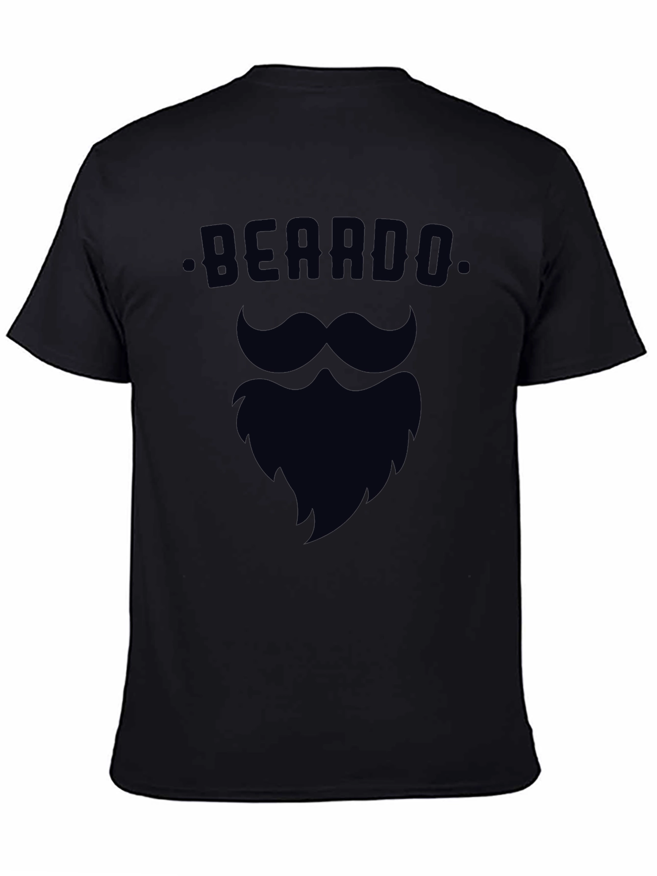 Beardo Black Graphic Tee - Stylish & Fun