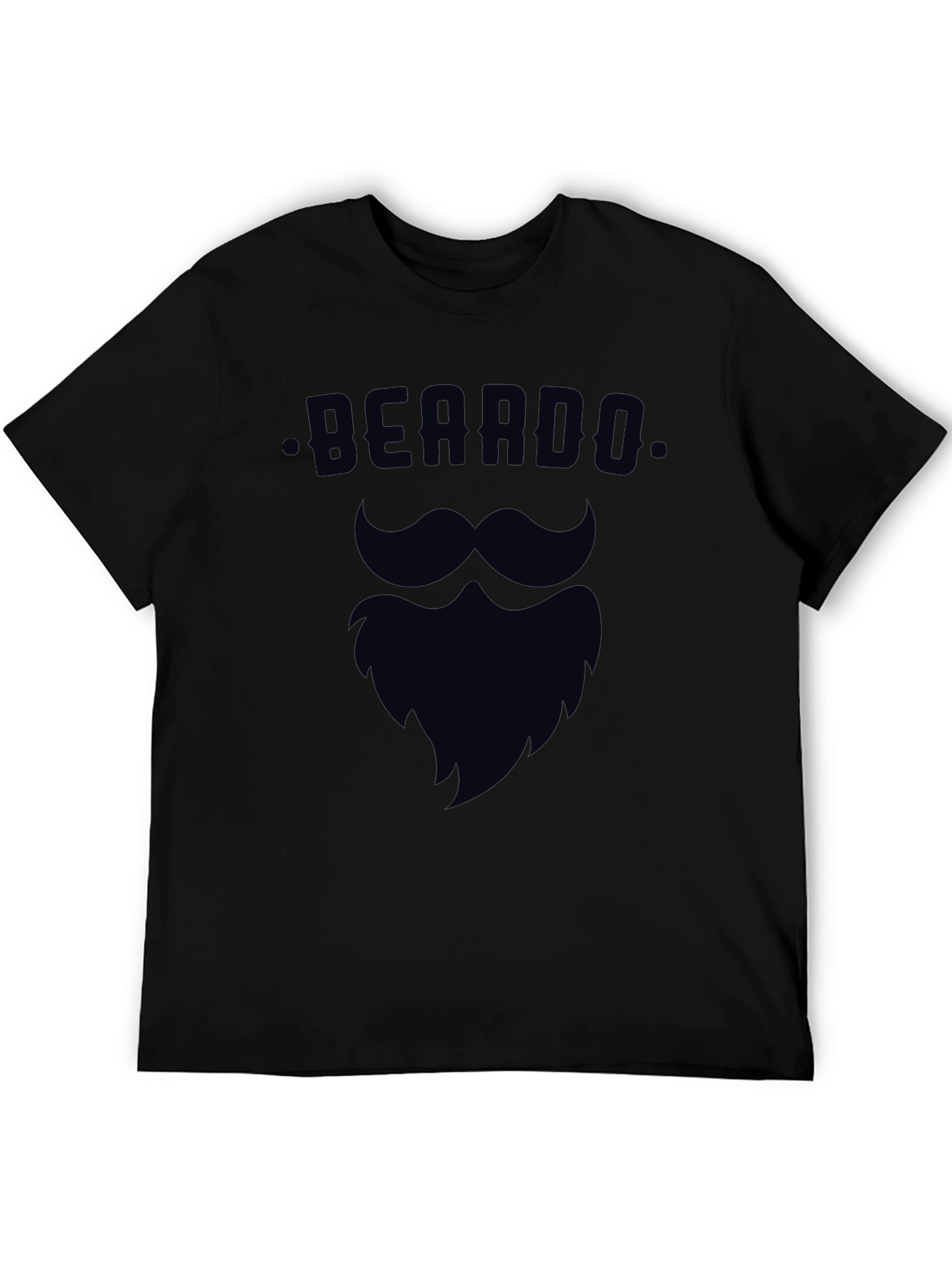 Beardo Black Graphic Tee - Stylish & Fun