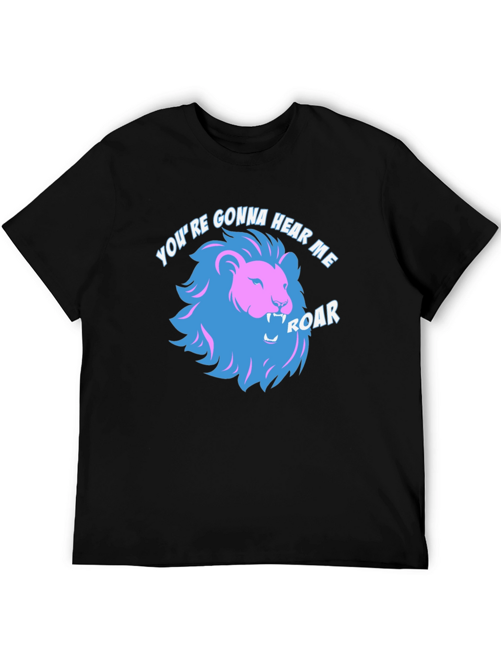 Roaring Lion Graphic Tee - Trendy Mens T-Shirt