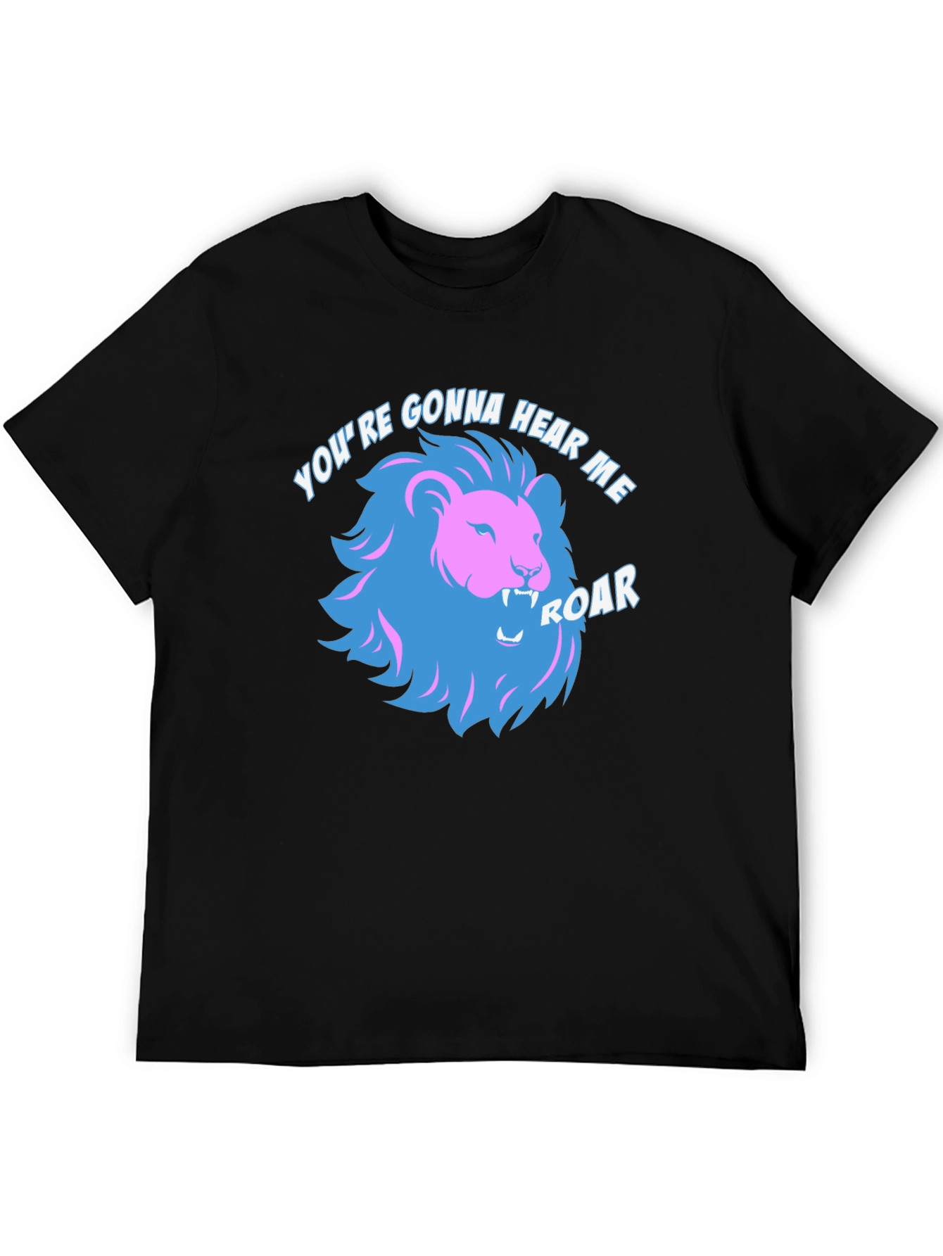 Roaring Lion Graphic Tee - Trendy Mens T-Shirt