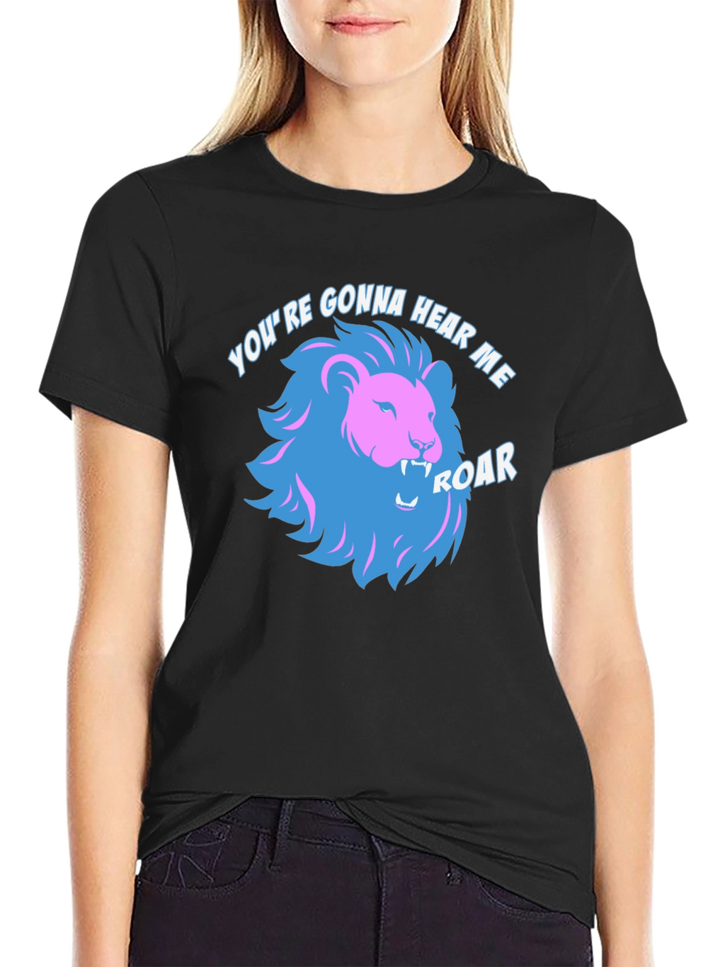 Roaring Lion Graphic Tee - Trendy Mens T-Shirt
