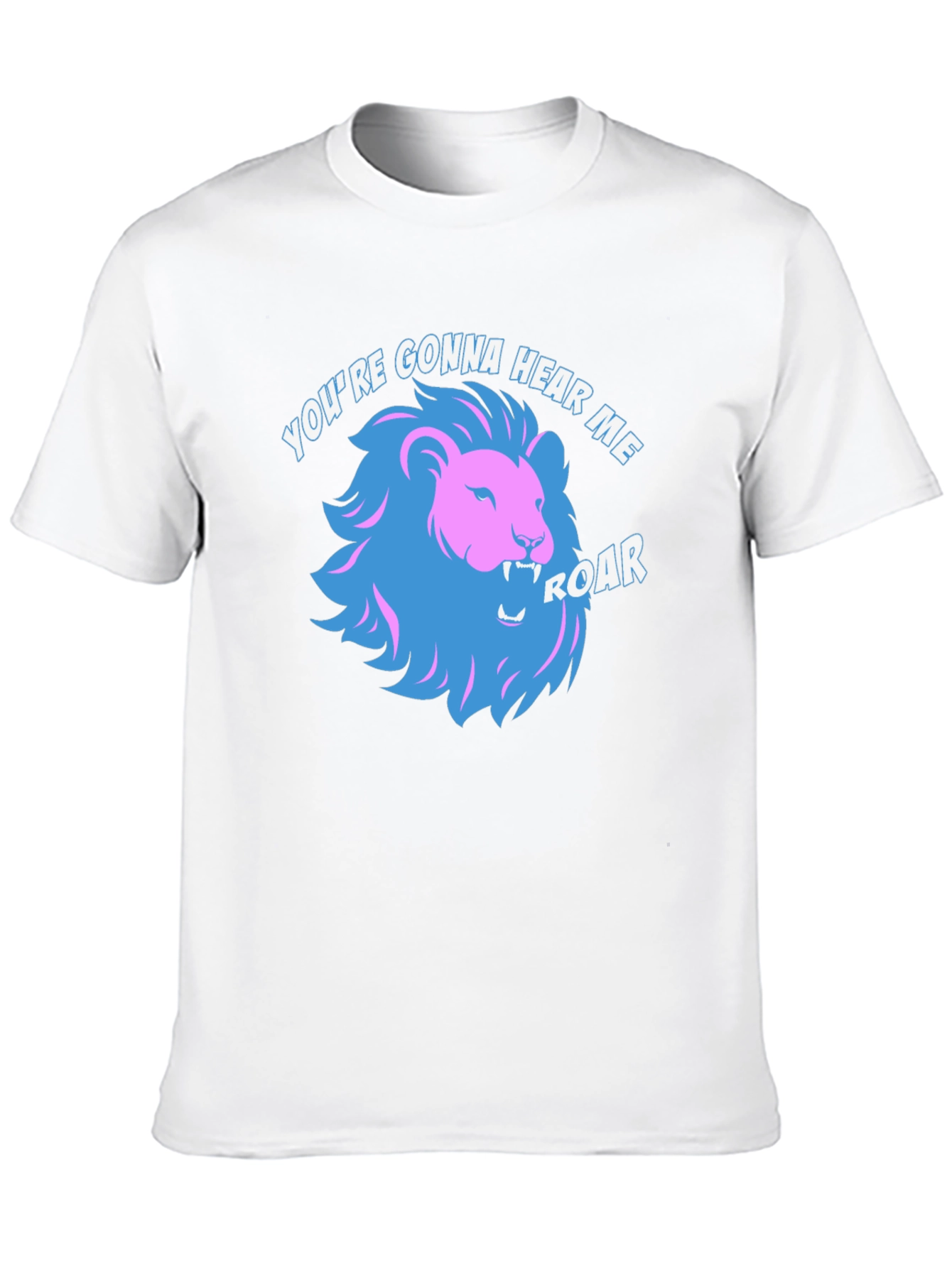 Roaring Lion Graphic Tee - Trendy Mens T-Shirt