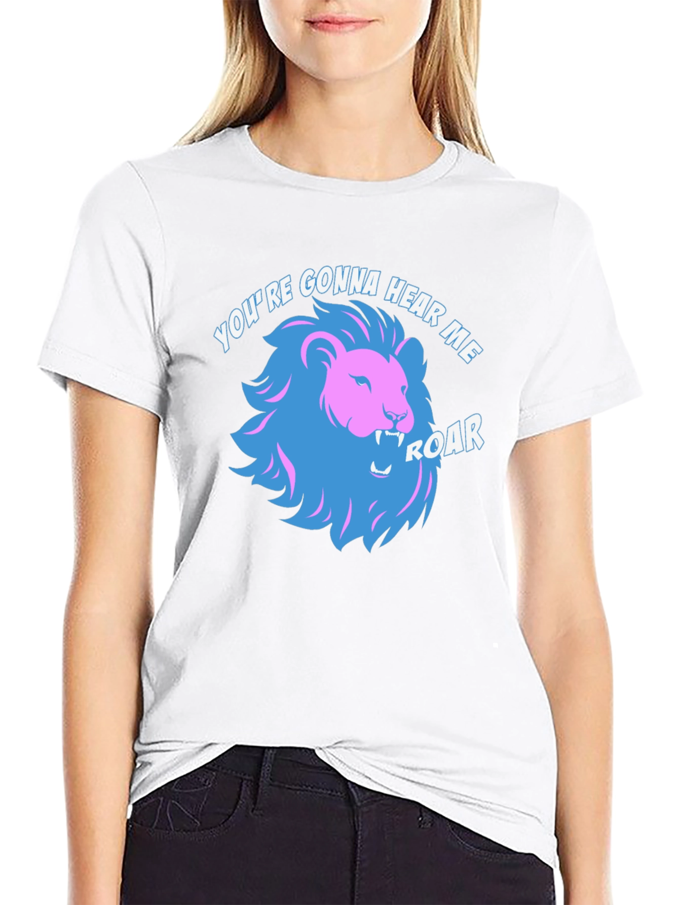 Roaring Lion Graphic Tee - Trendy Mens T-Shirt