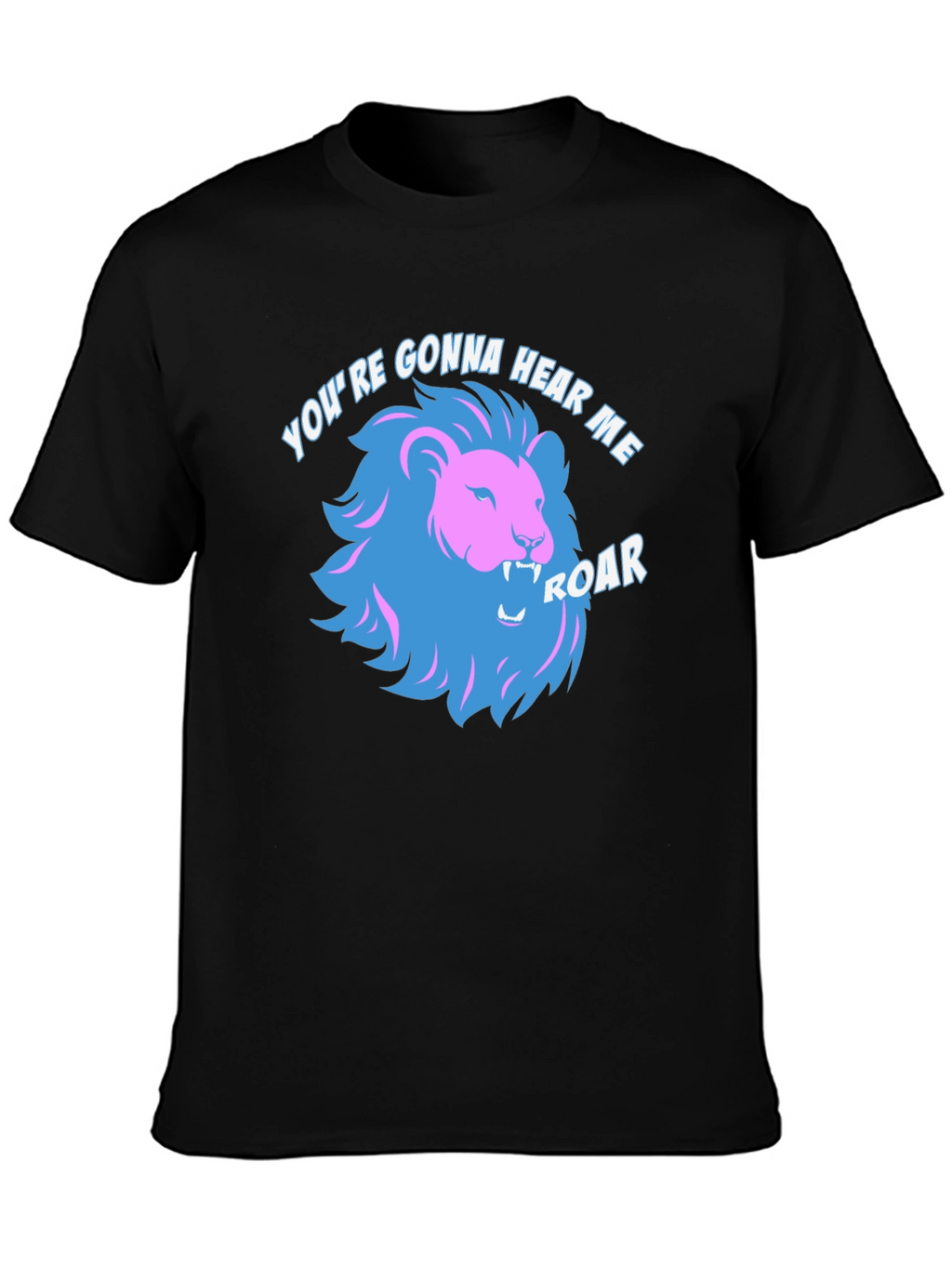 Roaring Lion Graphic Tee - Trendy Mens T-Shirt