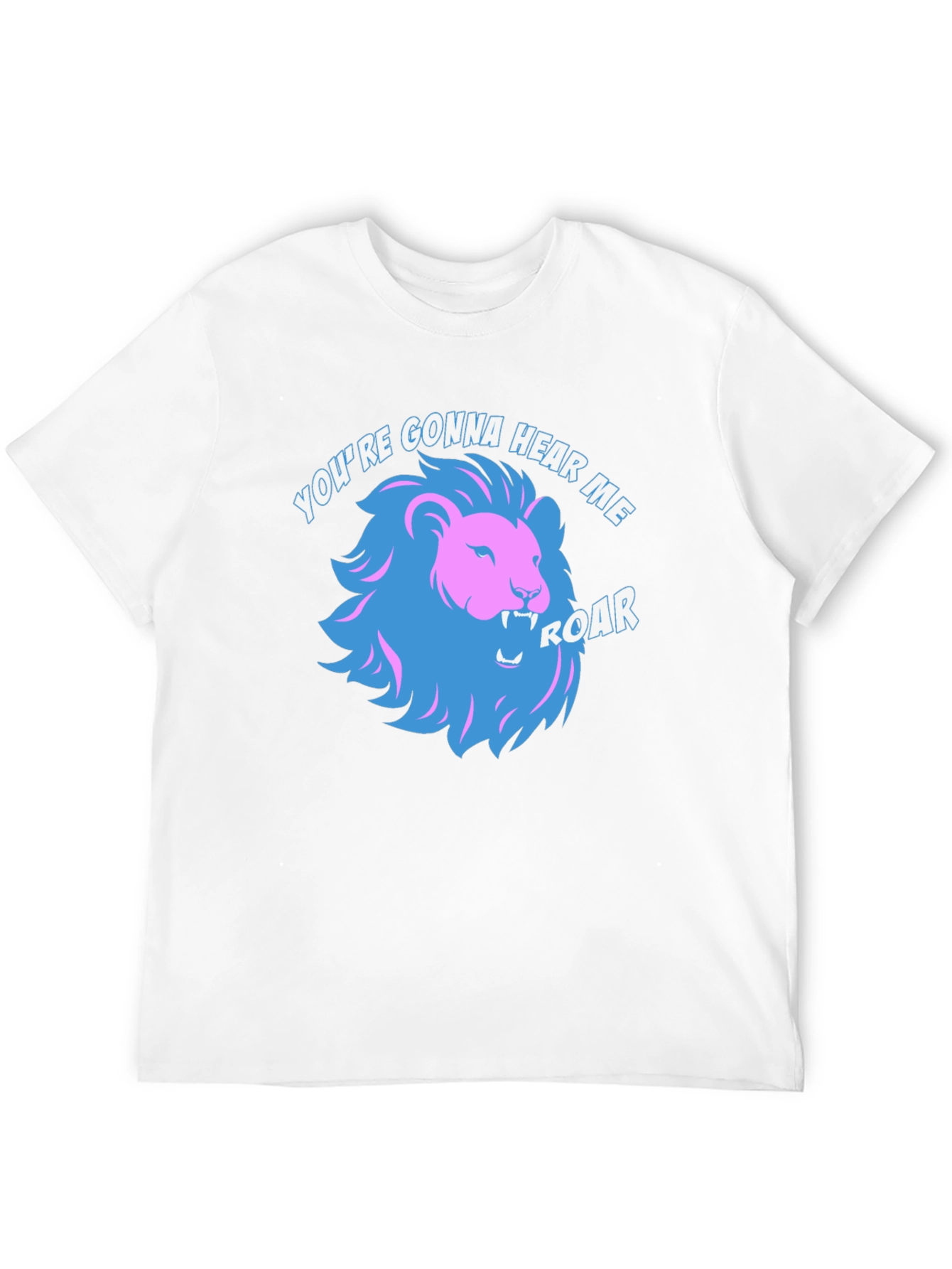 Roaring Lion Graphic Tee - Trendy Mens T-Shirt