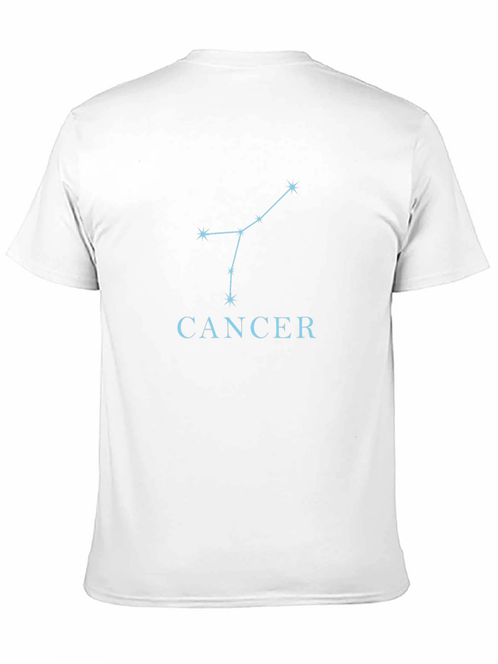 Cancer Zodiac Constellation T-Shirt - Black