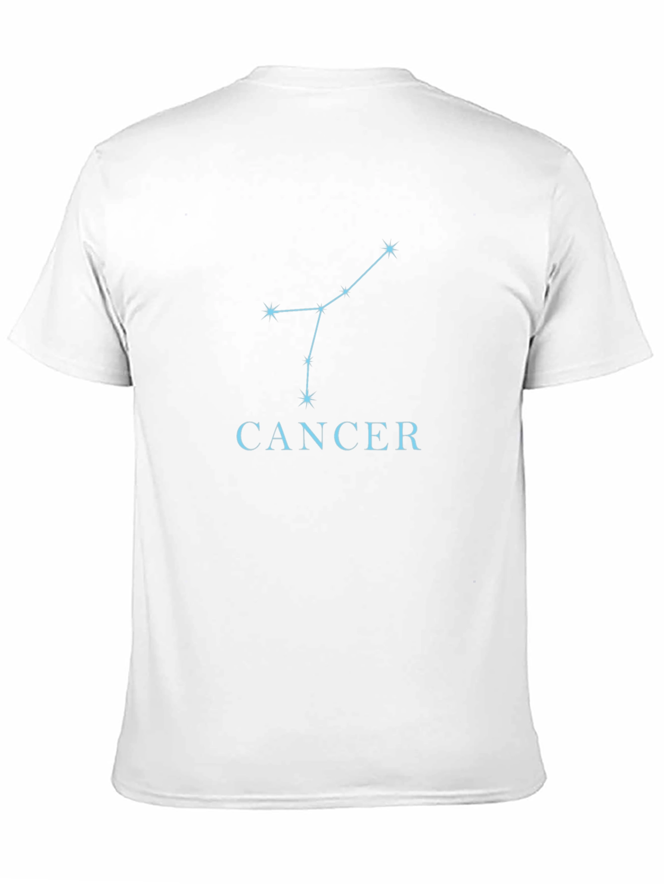 Cancer Zodiac Constellation T-Shirt - Black