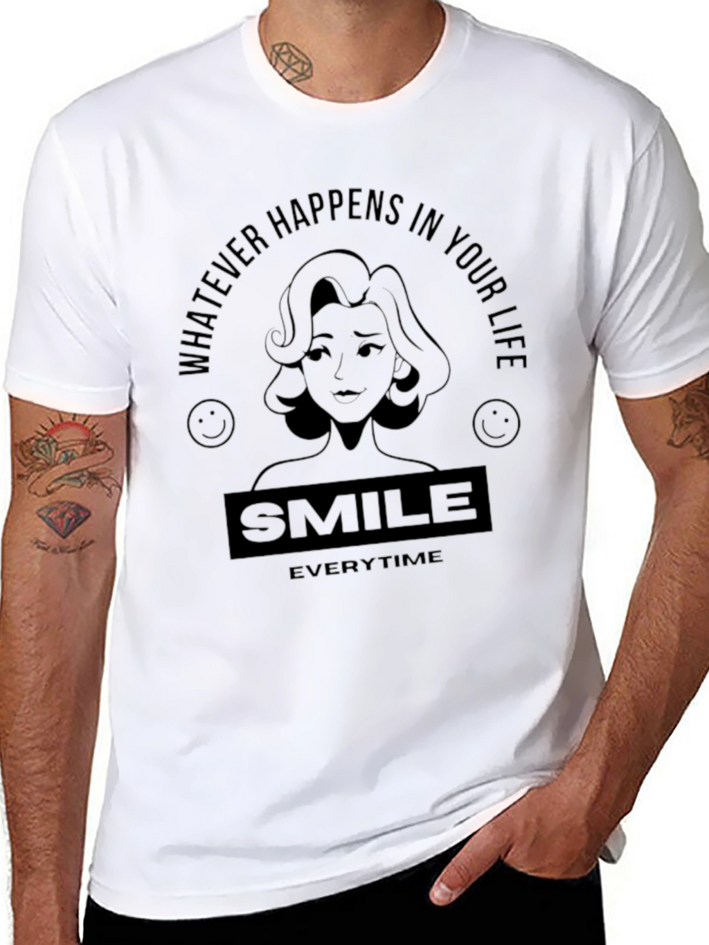 Smile Everytime Graphic T-Shirt