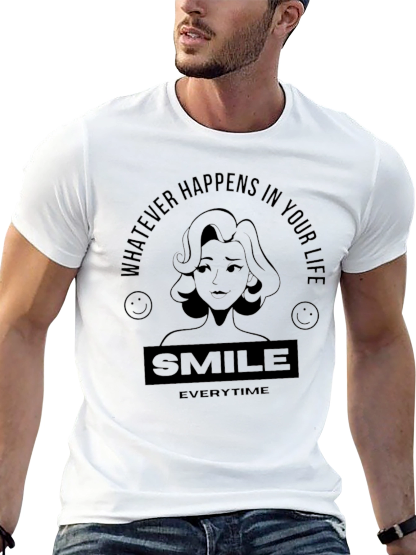 Smile Everytime Graphic T-Shirt