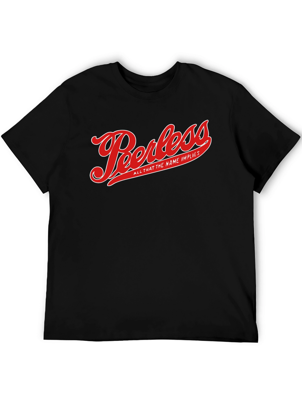 Peerless Graphic T-Shirt - Black Cotton Blend